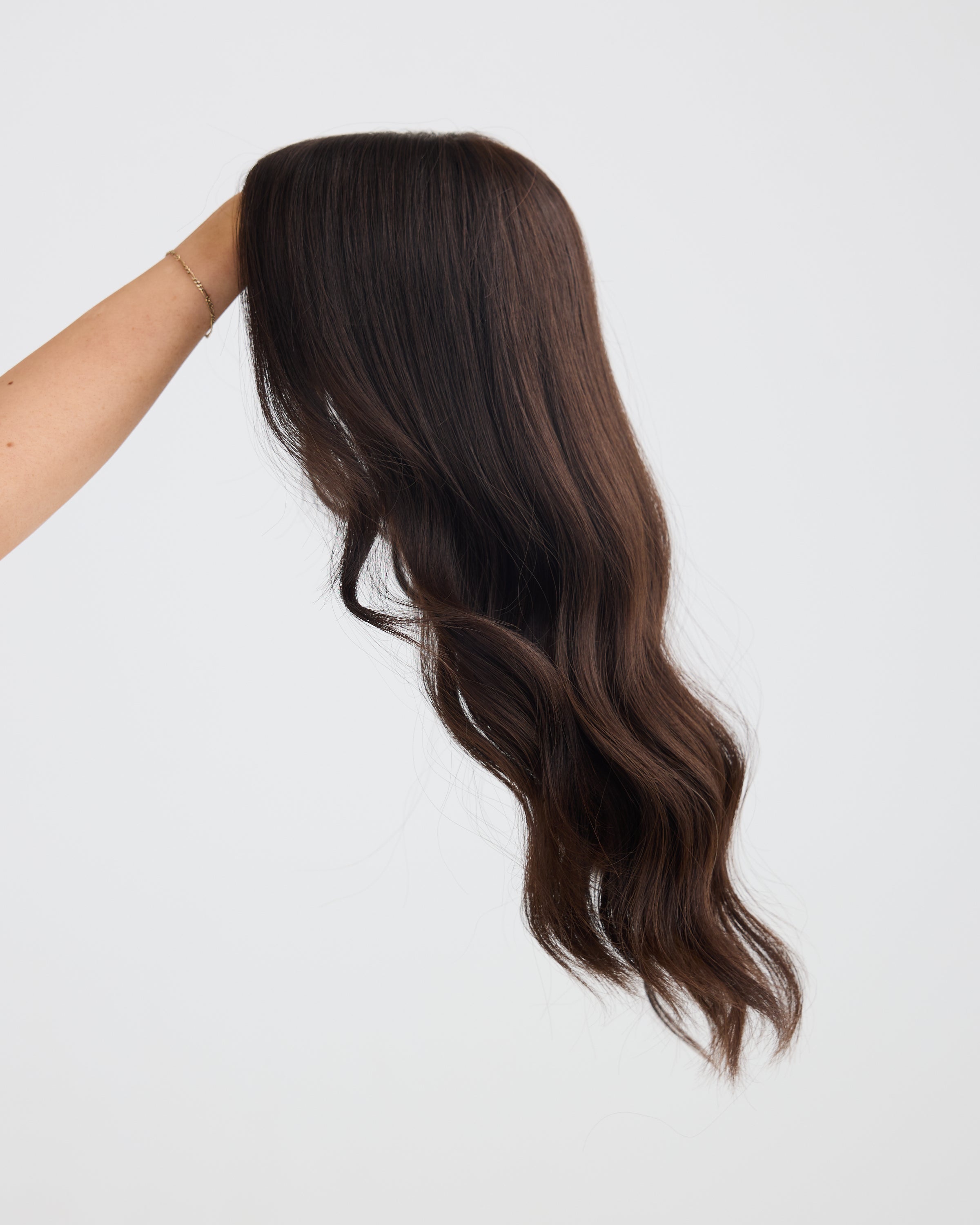 Natural Darkest Brunette // Lusta Silk Topper