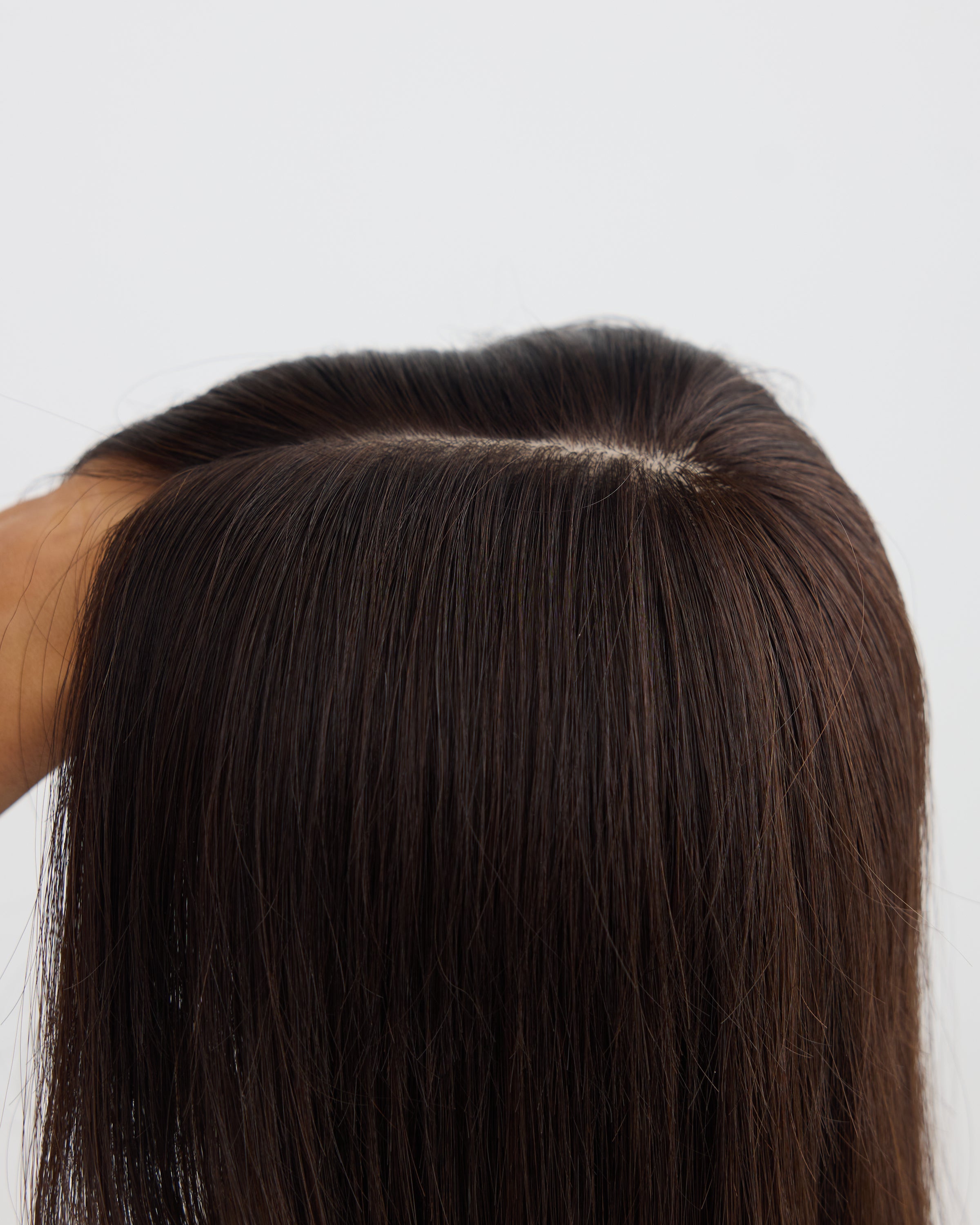 Natural Darkest Brunette // Lusta Silk Topper