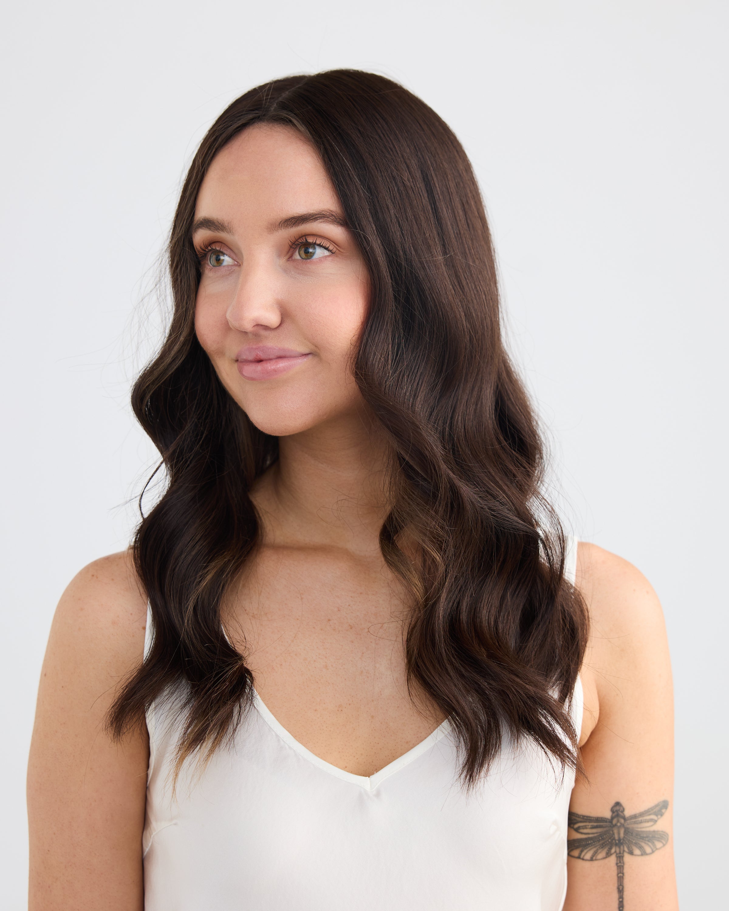 Natural Darkest Brunette // Lusta Silk Topper