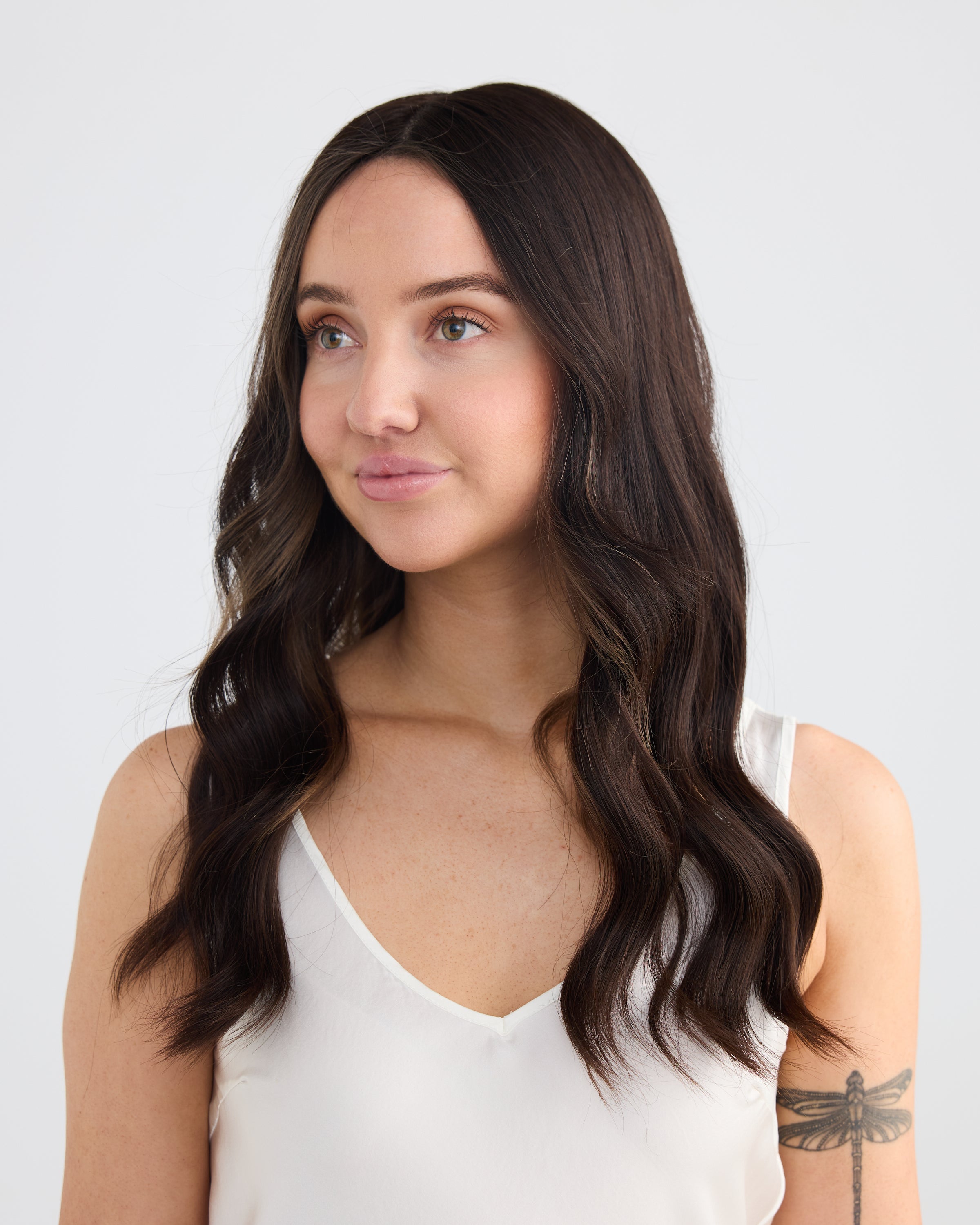 Natural Darkest Brunette // Lusta Silk Topper
