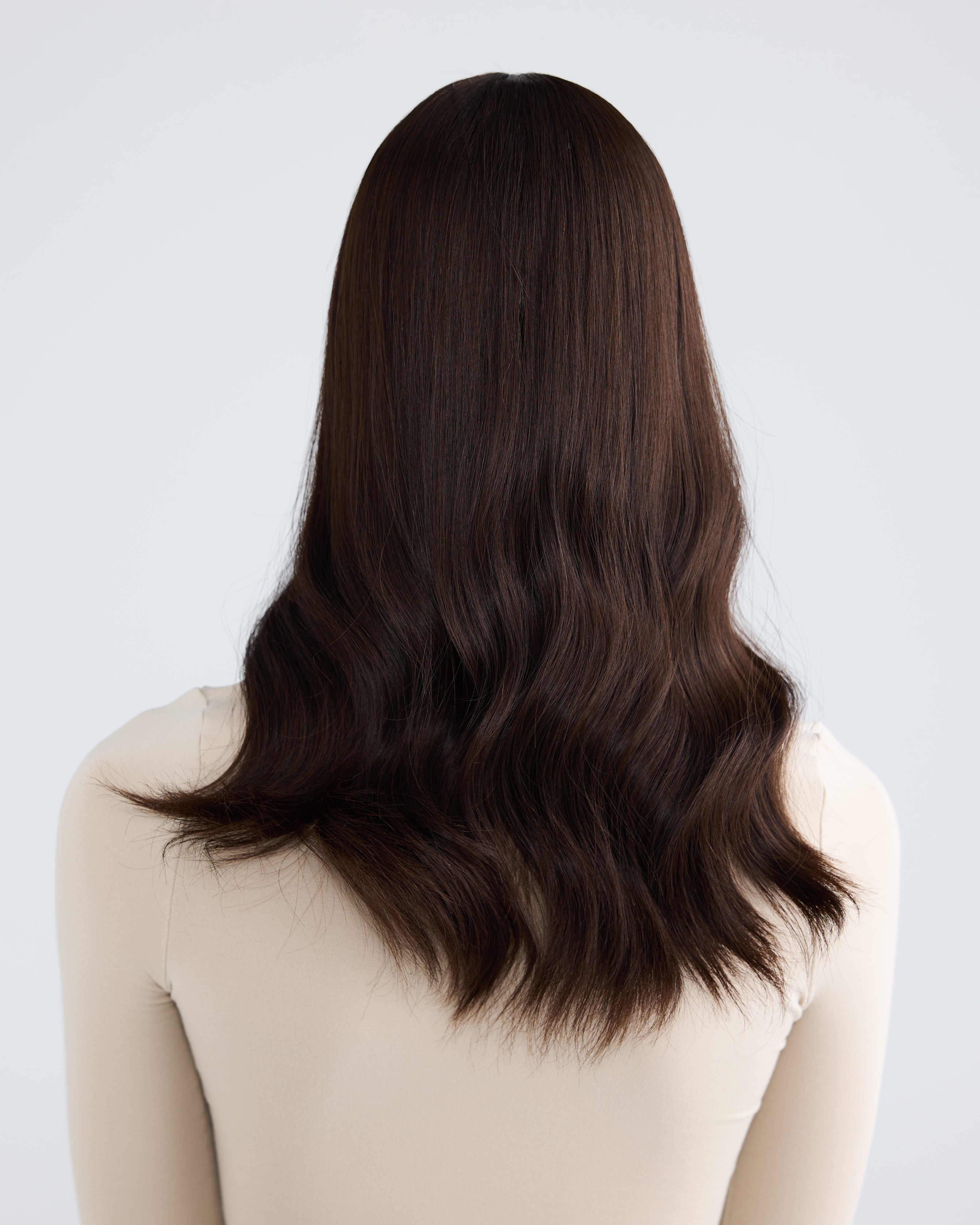 Natural Rich Brunette // Silk Topper