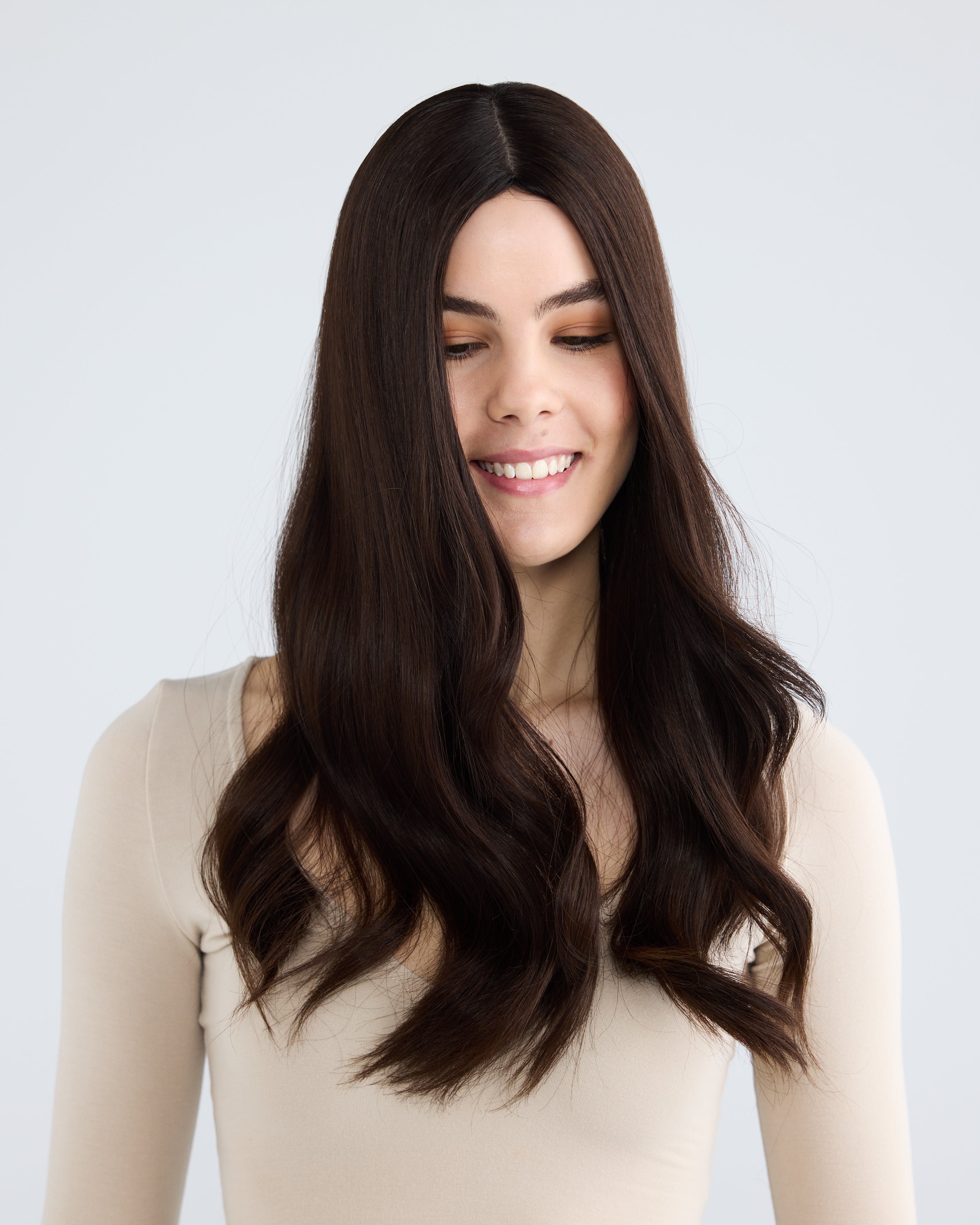 Natural Rich Brunette // Silk Topper