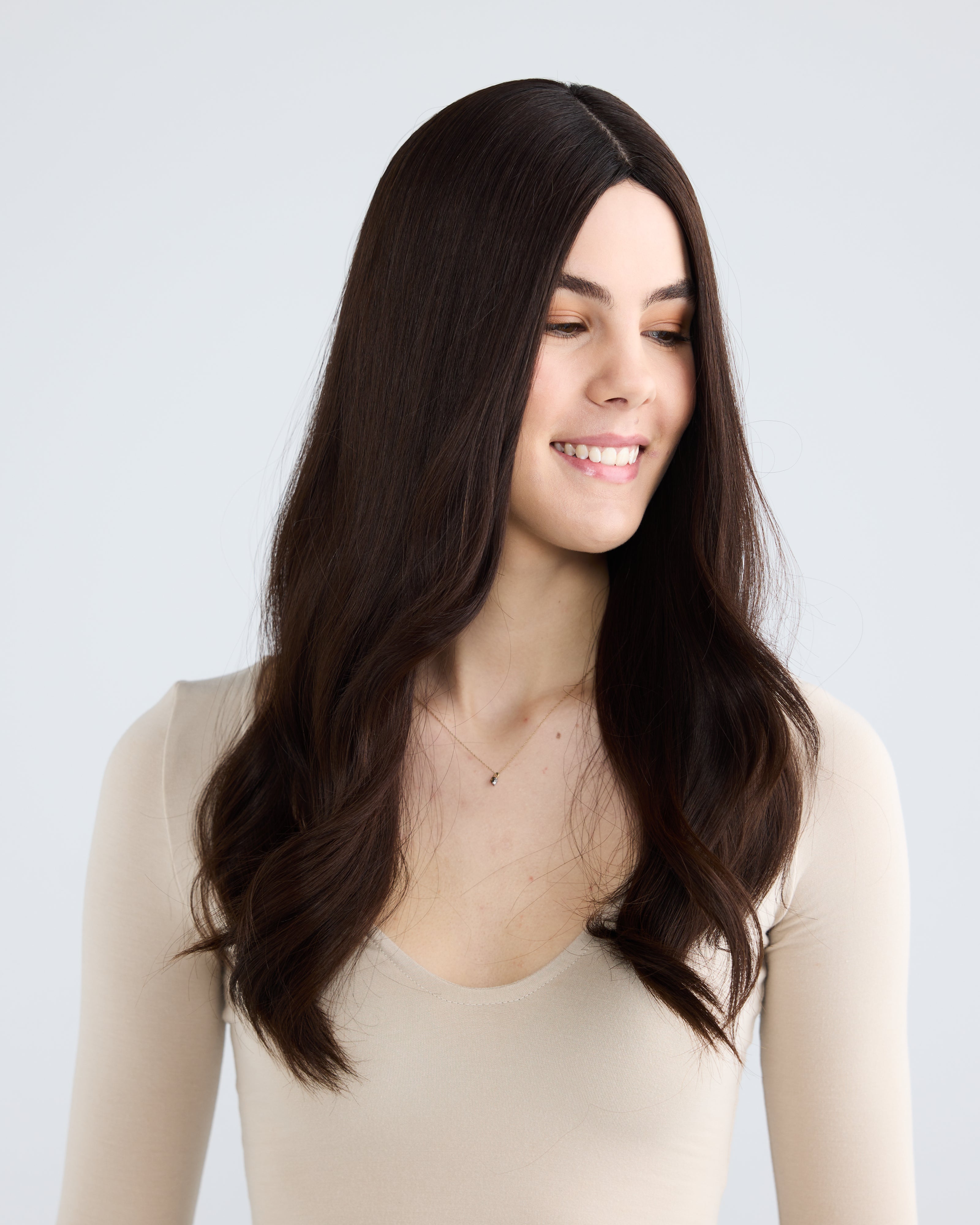 Natural Rich Brunette // Silk Topper