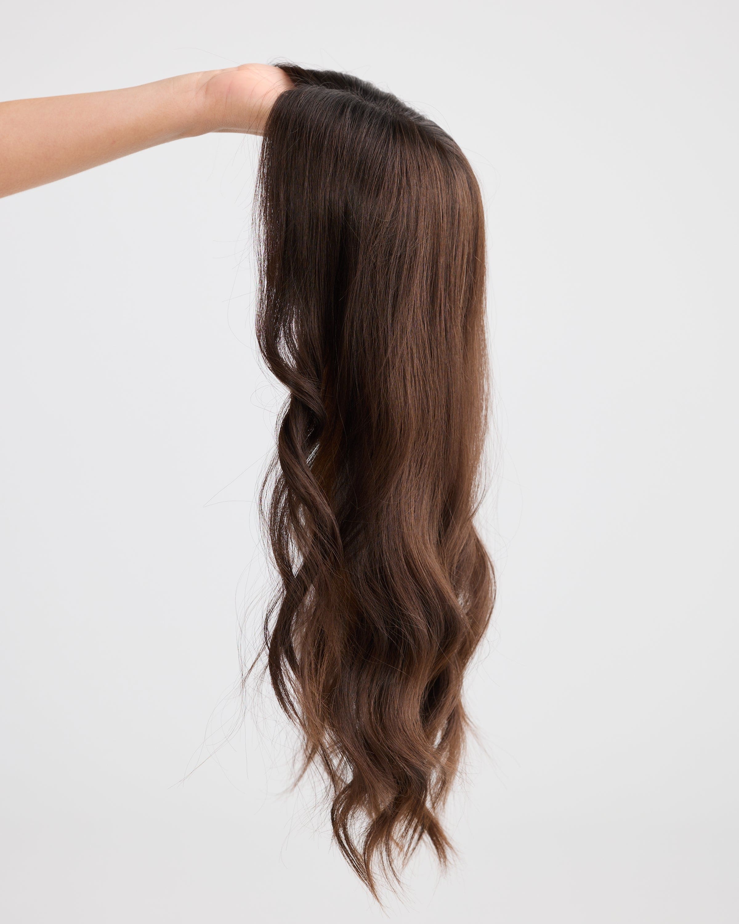 Natural Rich Brunette // Illusion Lace Topper