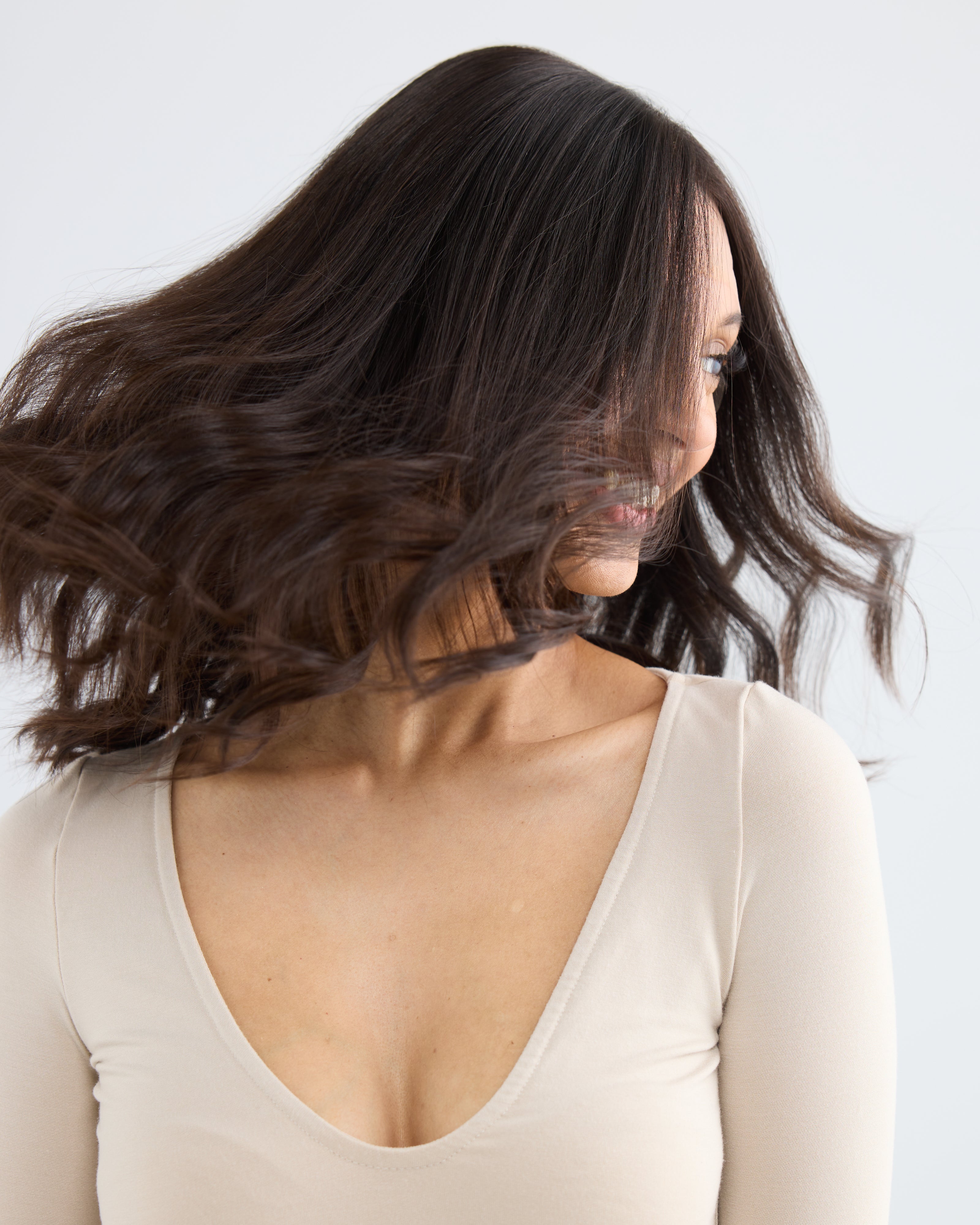 Natural Darkest Brunette // The Lusta Lace Wig