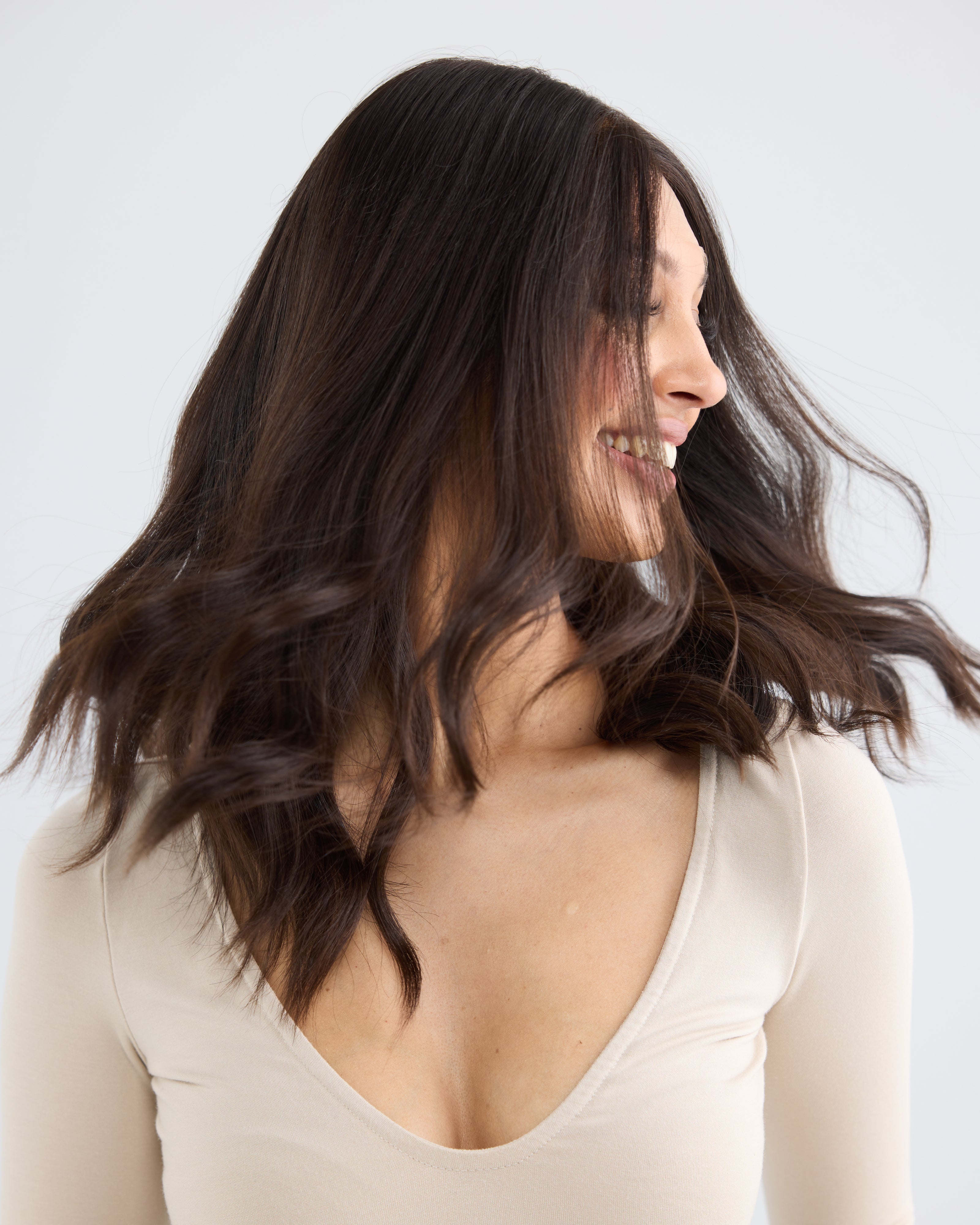 Natural Darkest Brunette // The Lusta Lace Wig