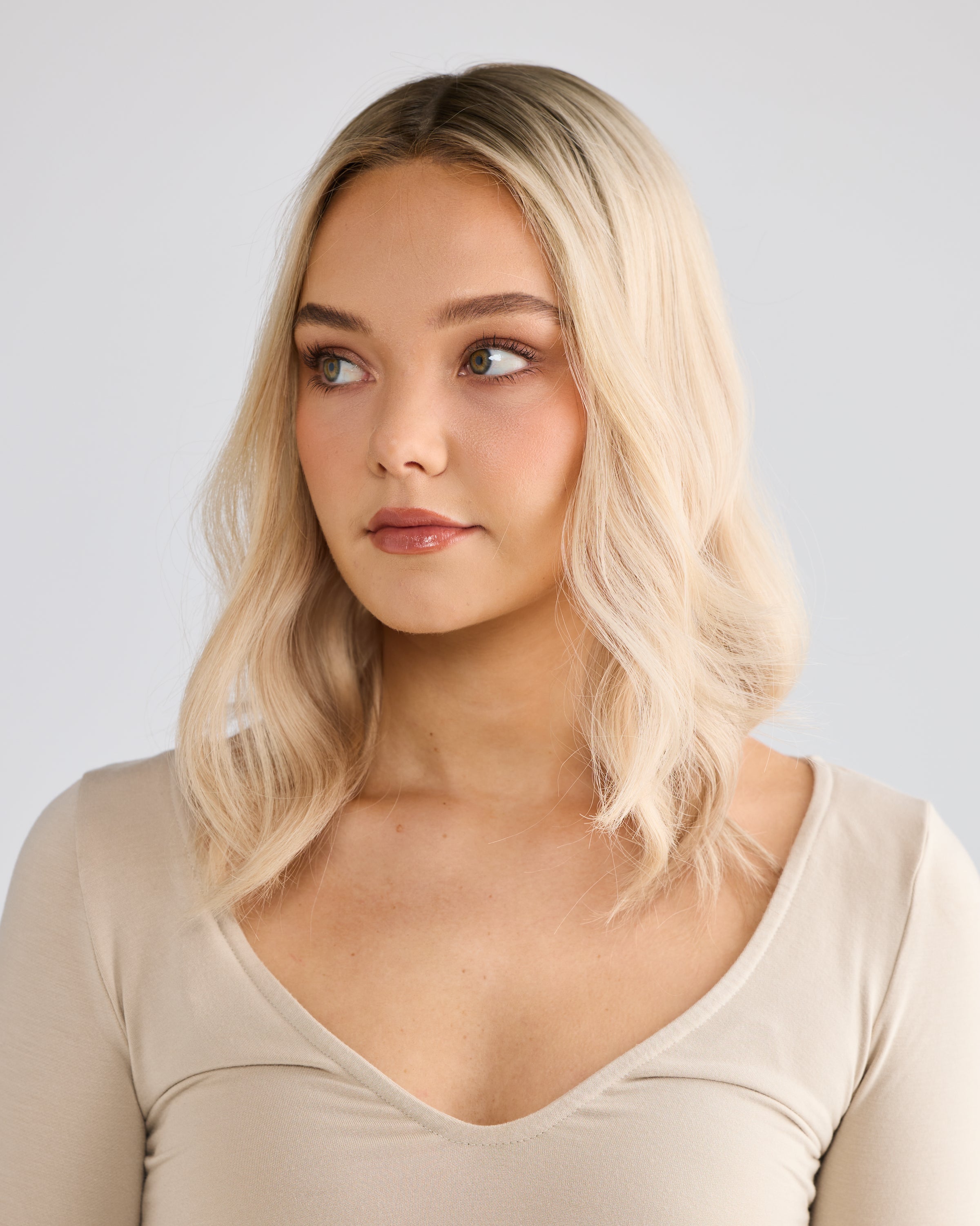 Pearl Blonde // Illusion Lace Topper