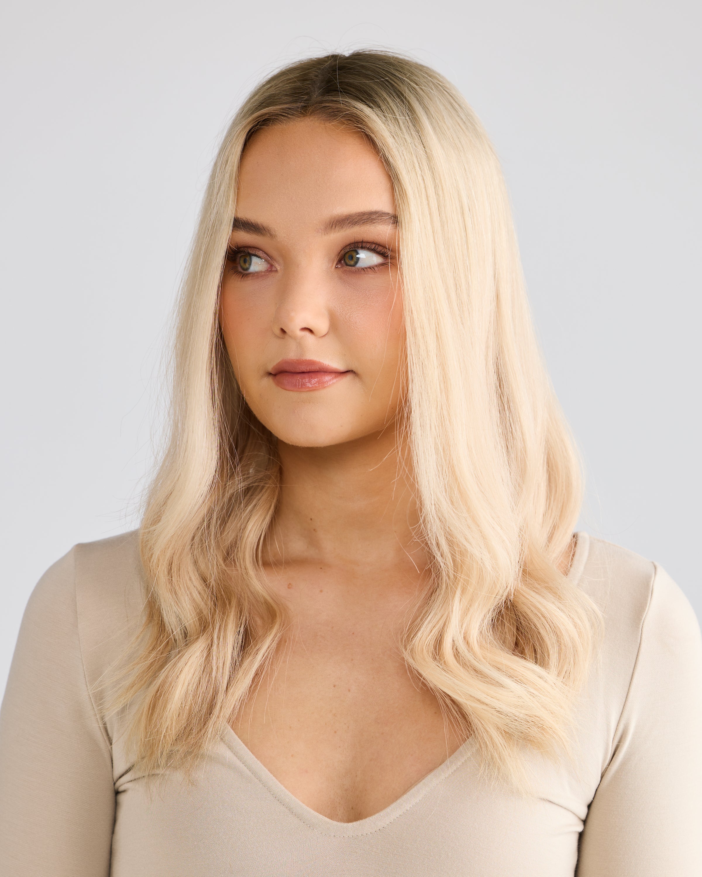 Pearl Blonde // Illusion Lace Topper