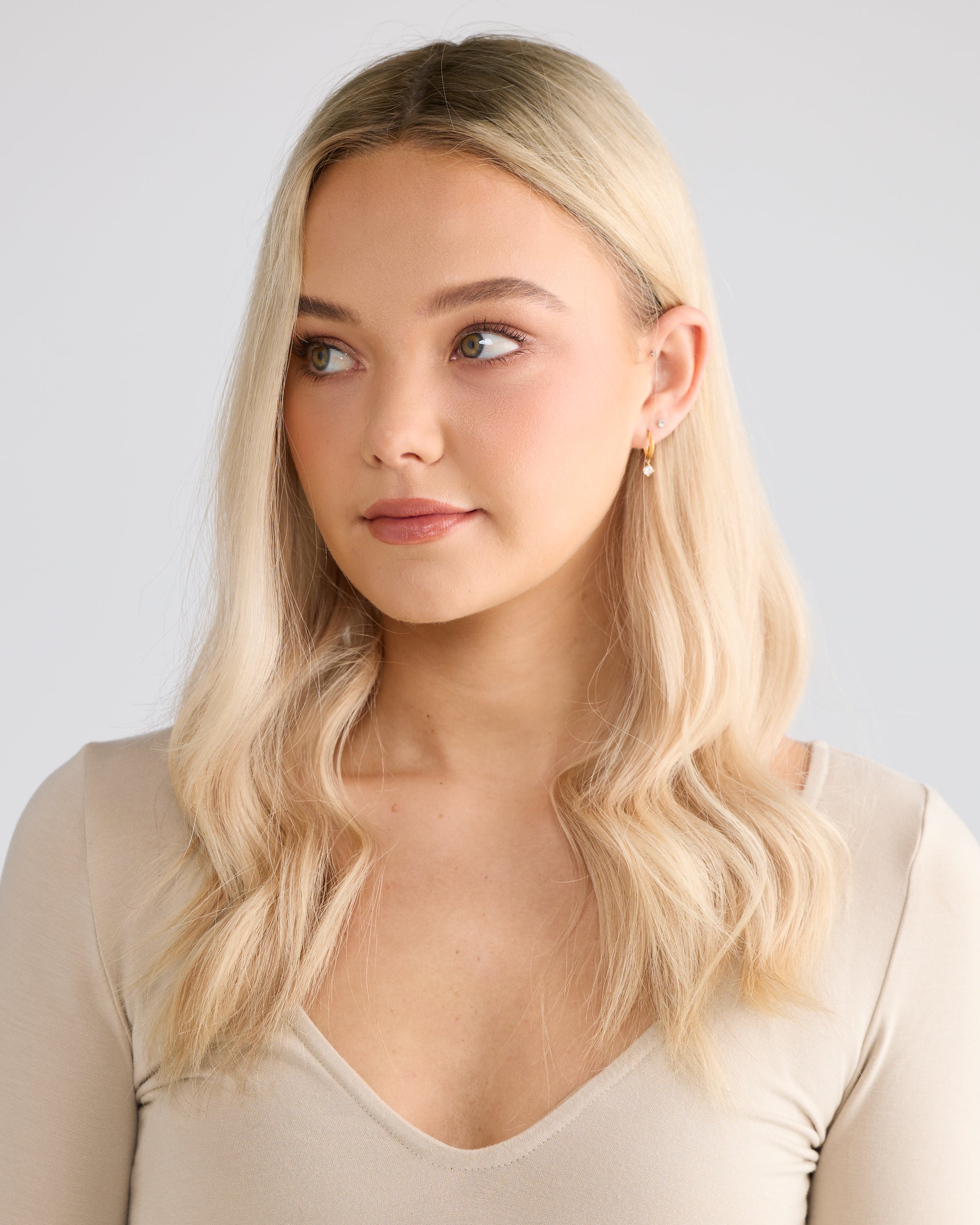Pearl Blonde // Illusion Lace Topper