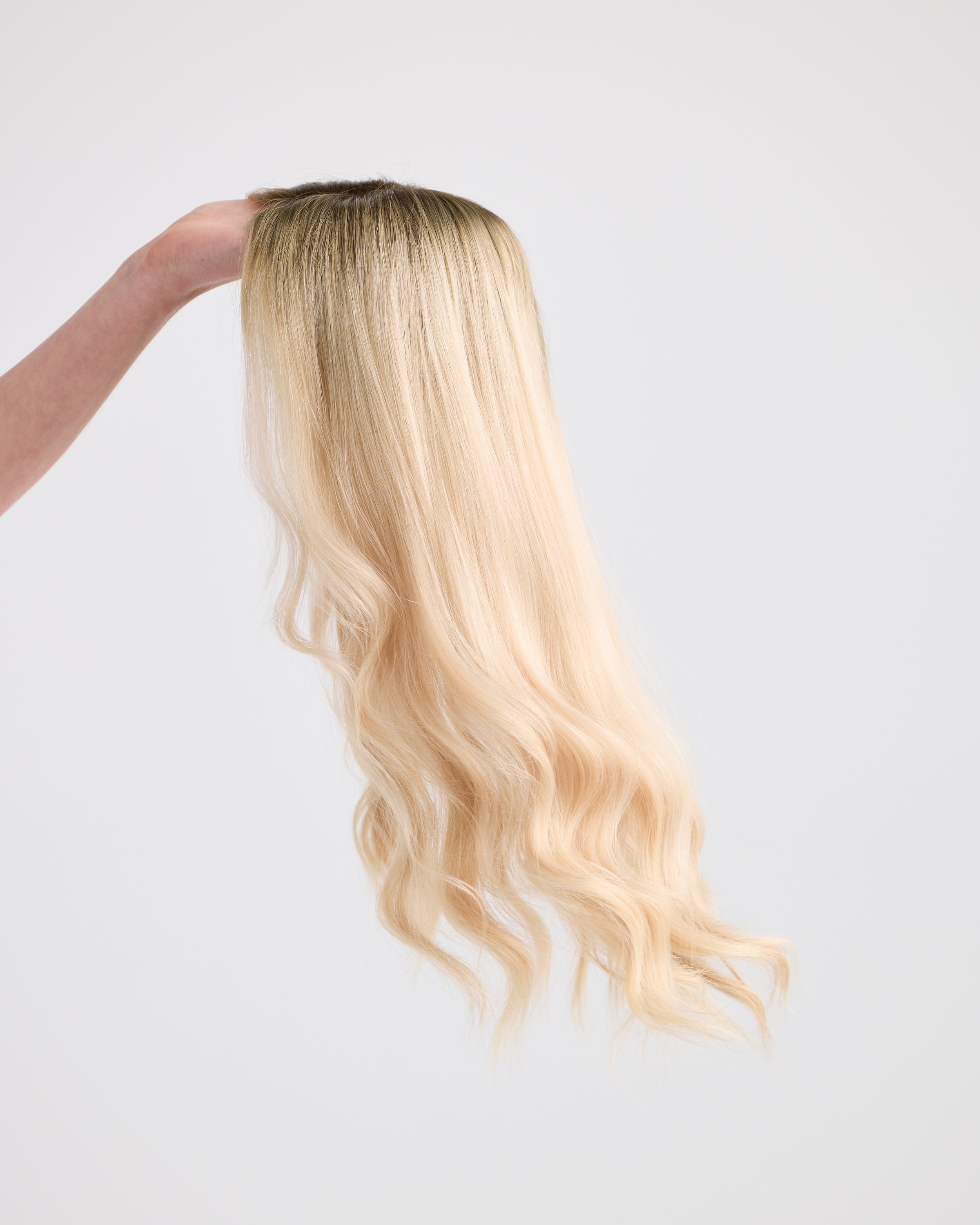 Pearl Blonde // Illusion Lace Topper
