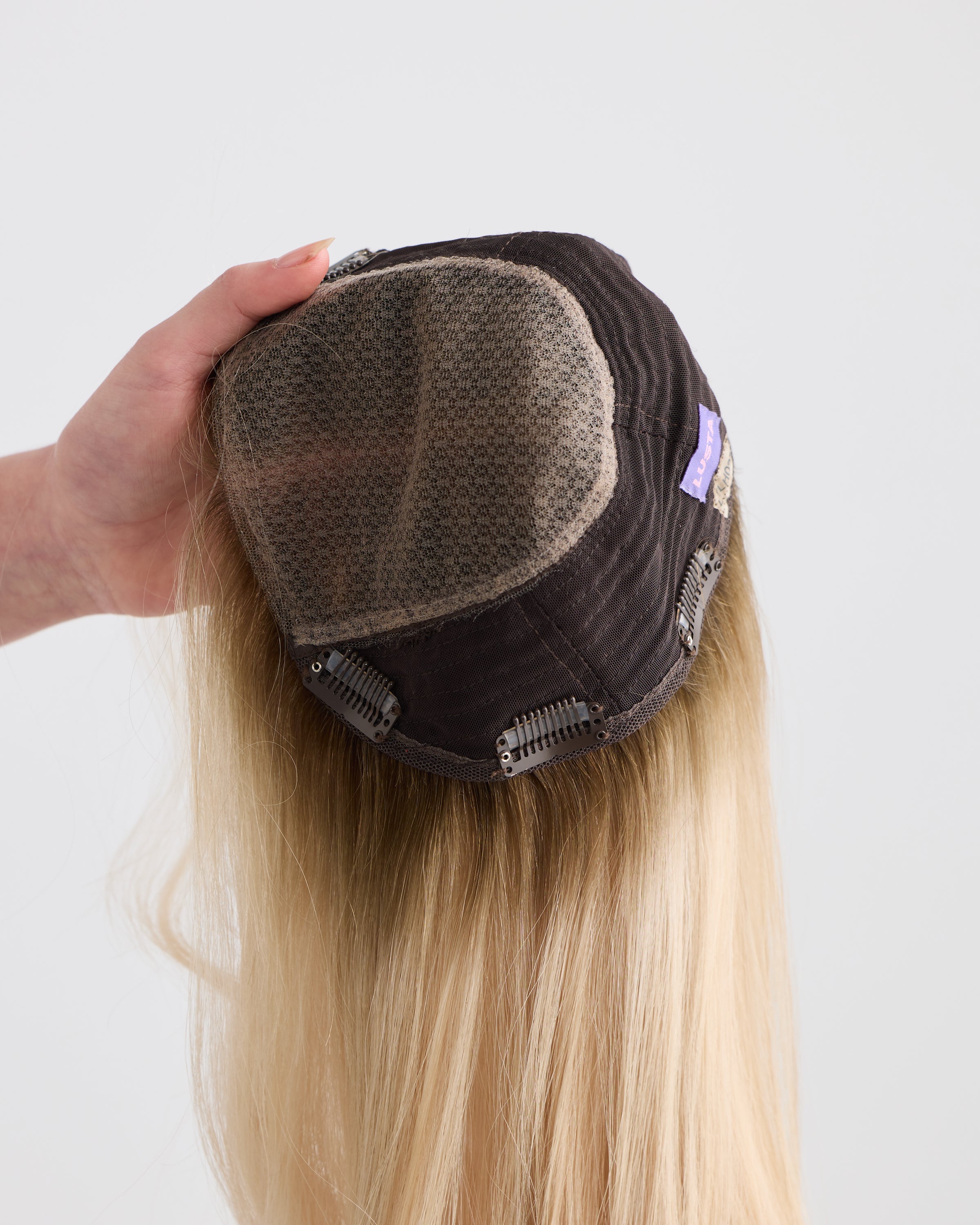 Pearl Blonde // Illusion Lace Topper