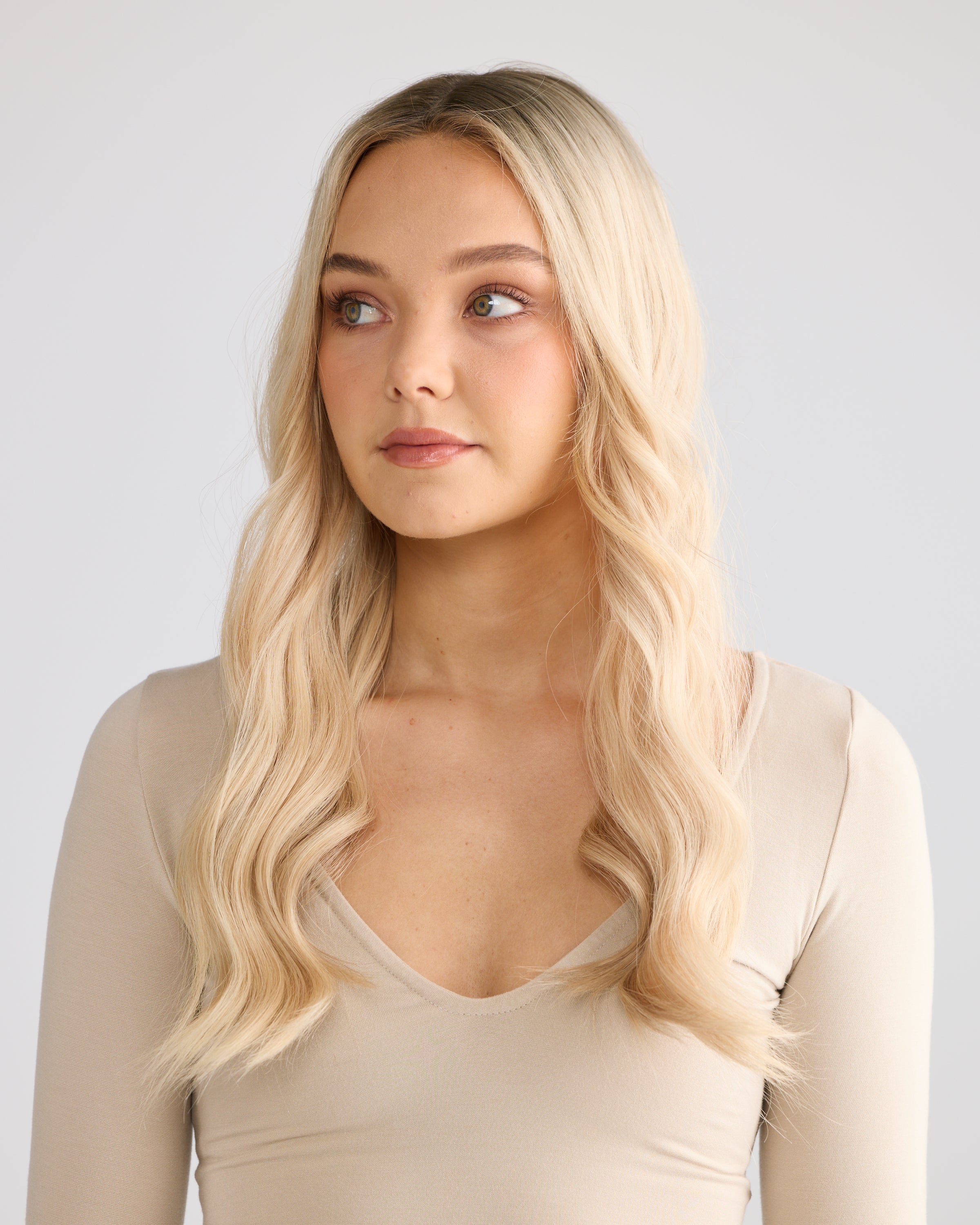 Pearl Blonde // Illusion Lace Topper