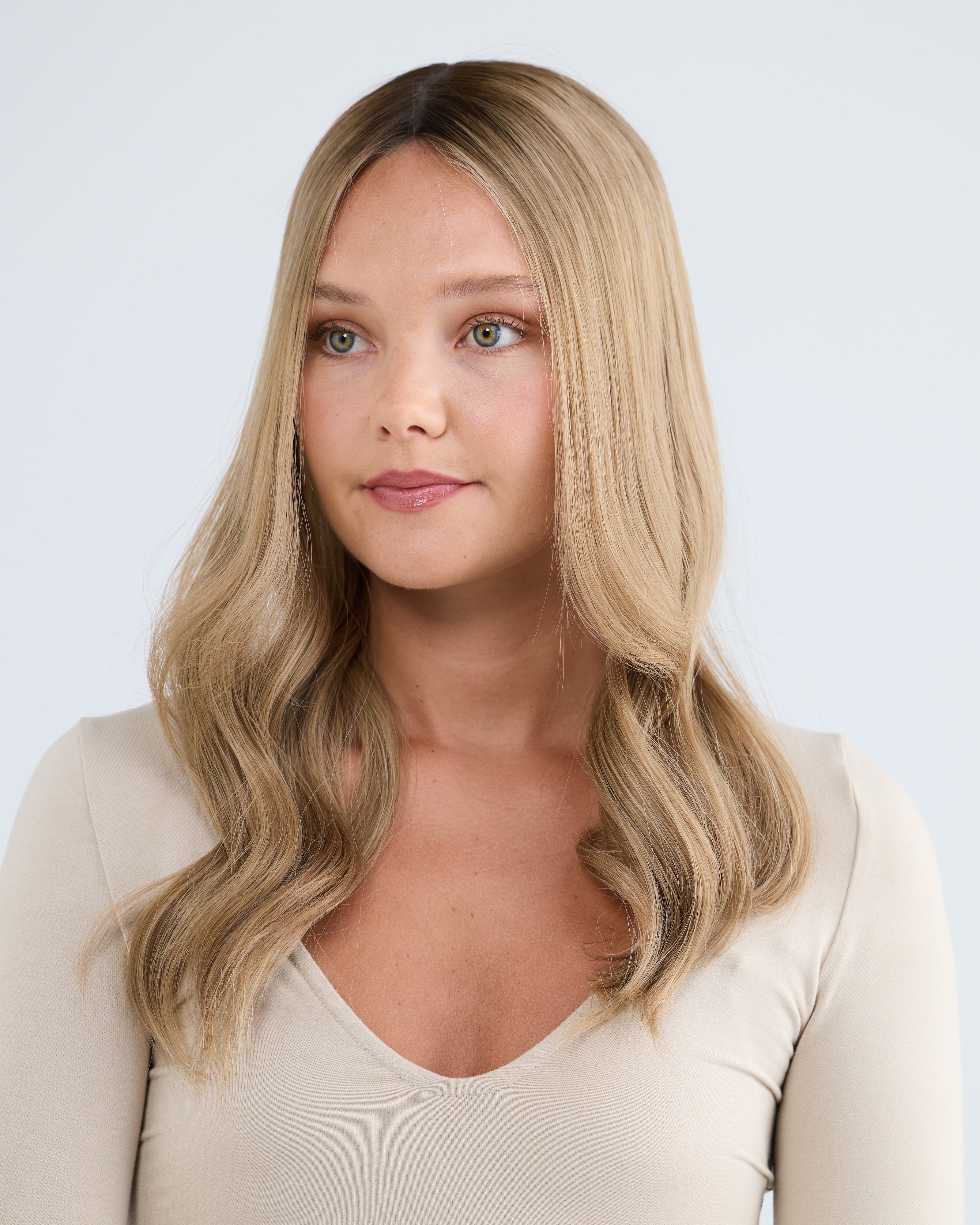 Stone Blonde // Illusion Lace Topper