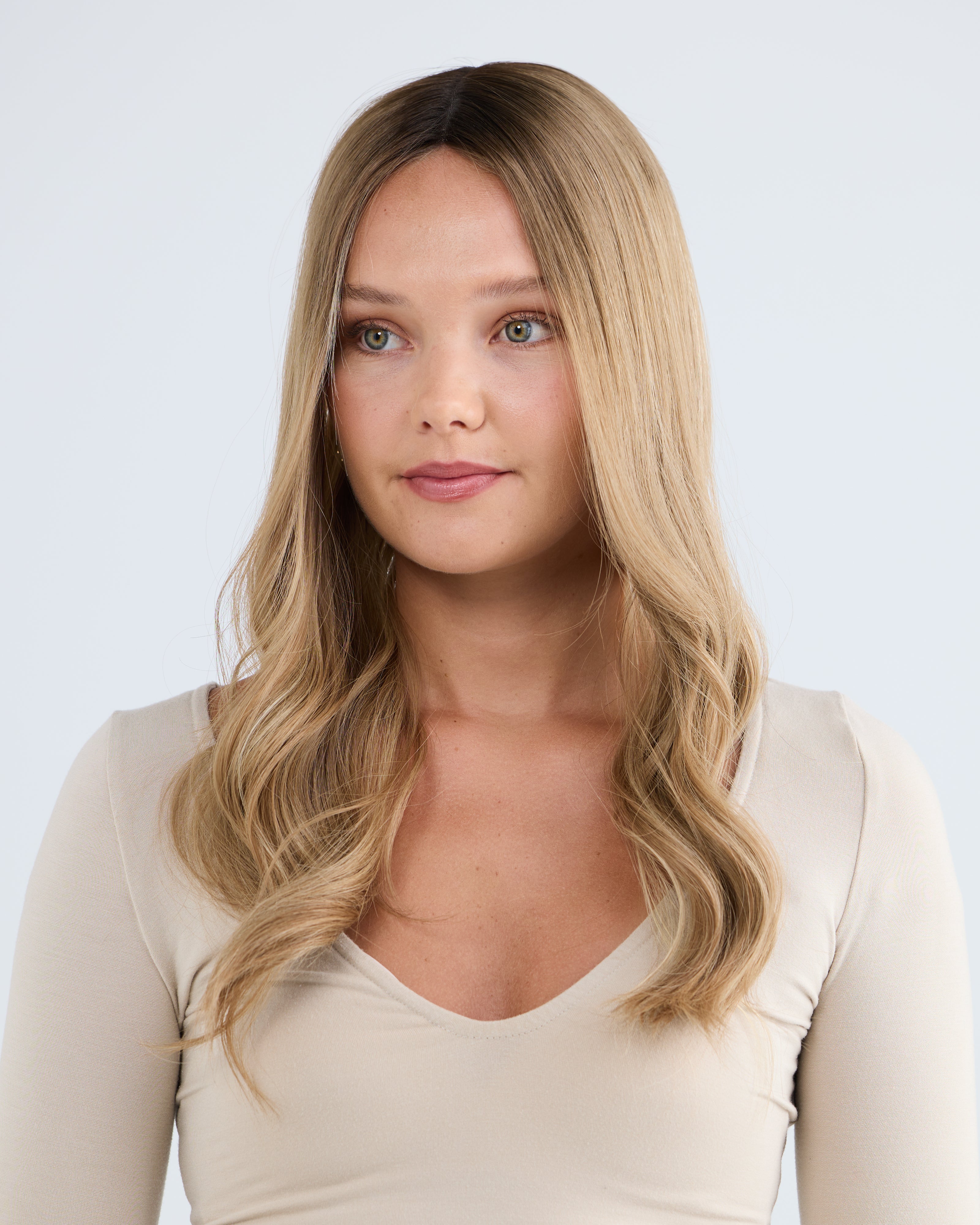 Stone Blonde // Illusion Lace Topper