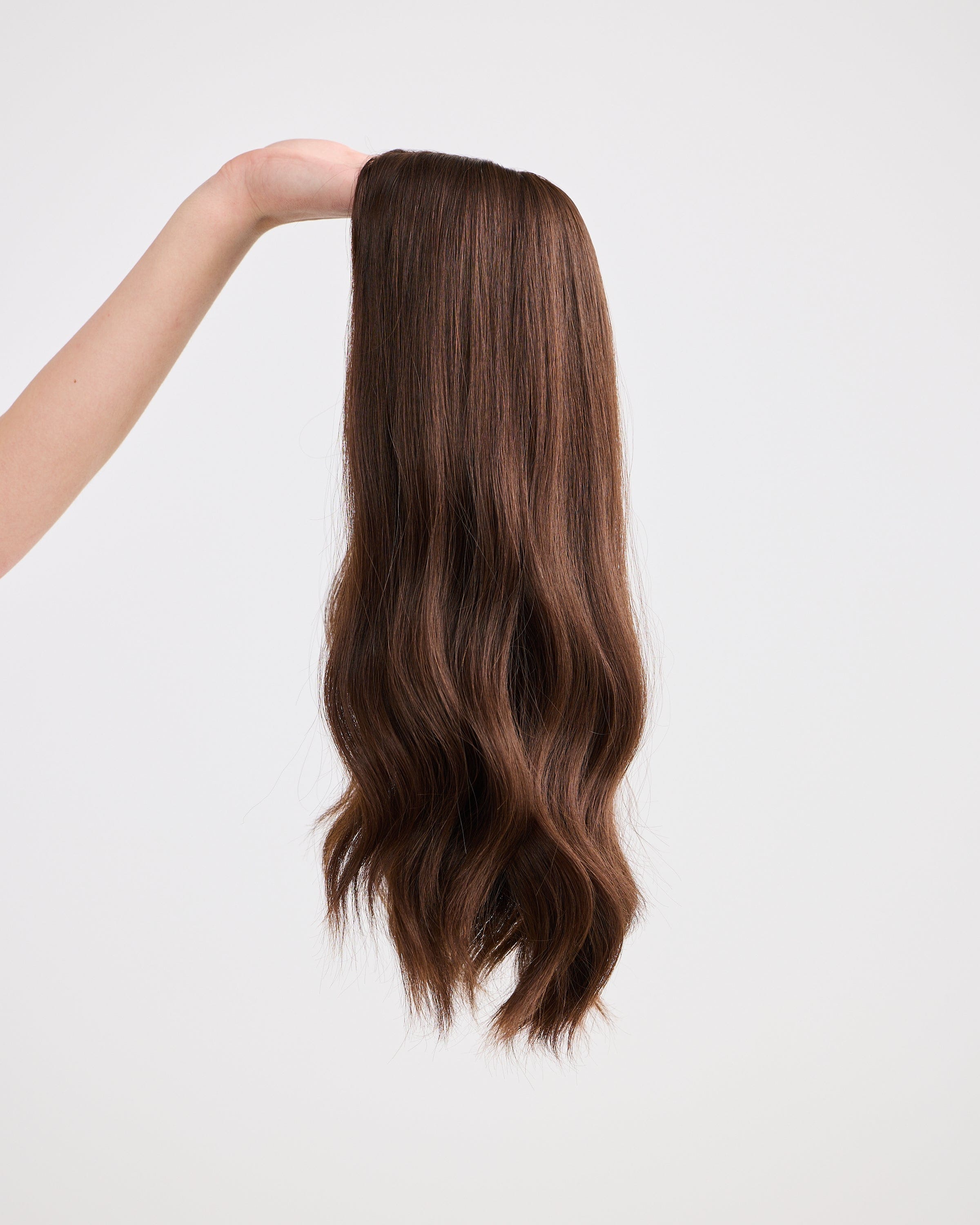 NATURAL RICH BRUNETTE // SILK TOPPER