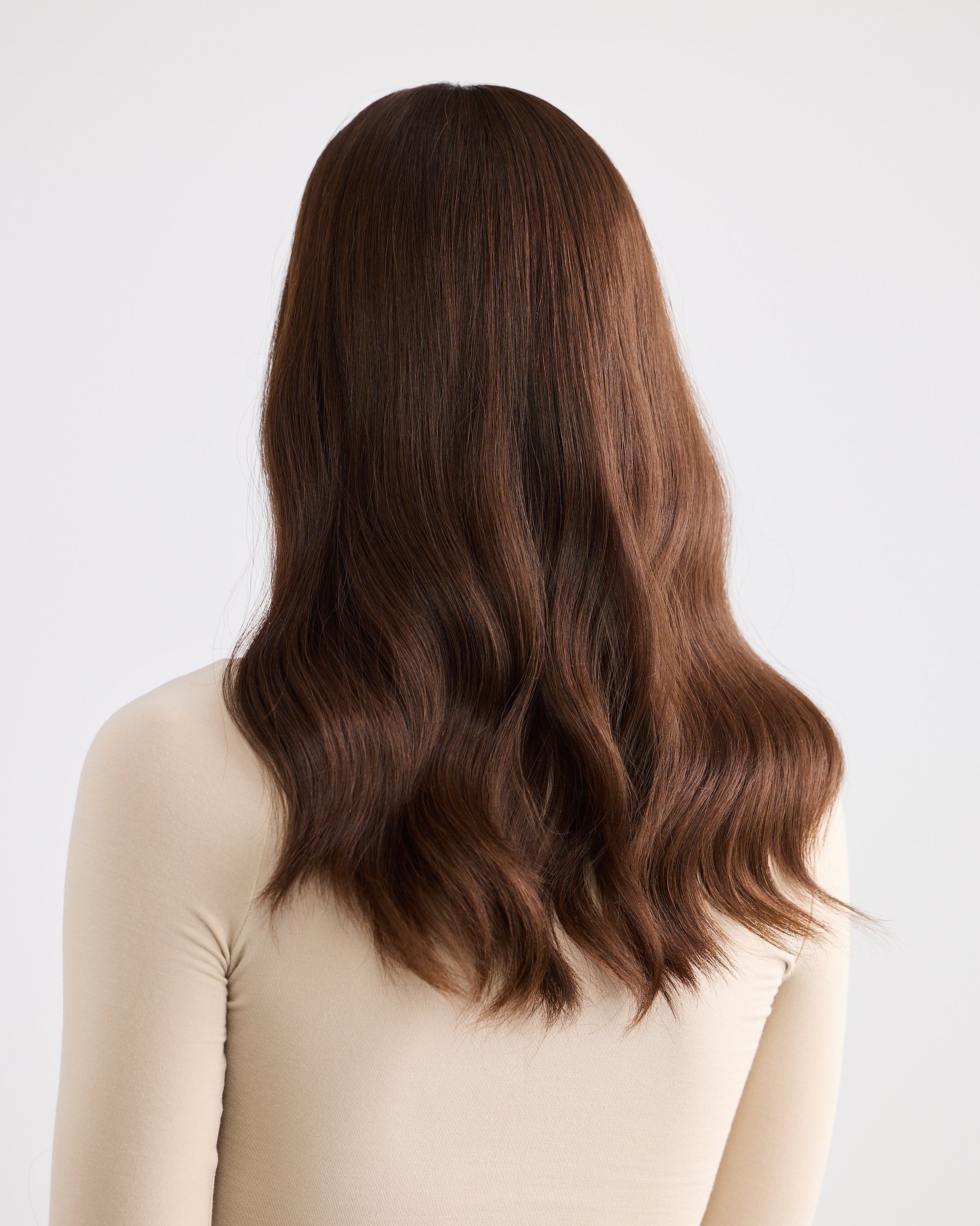 NATURAL RICH BRUNETTE // SILK TOPPER