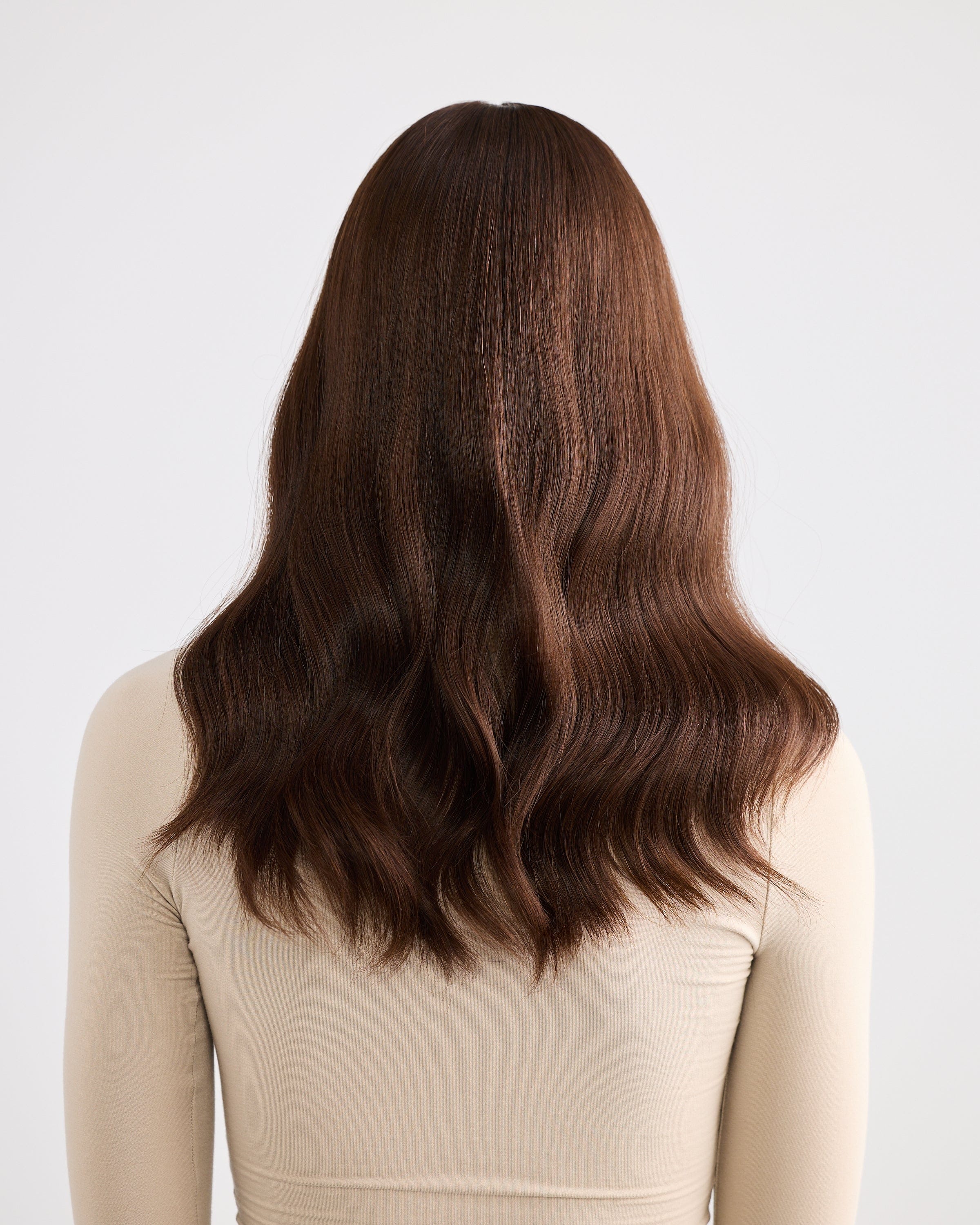 NATURAL RICH BRUNETTE // SILK TOPPER