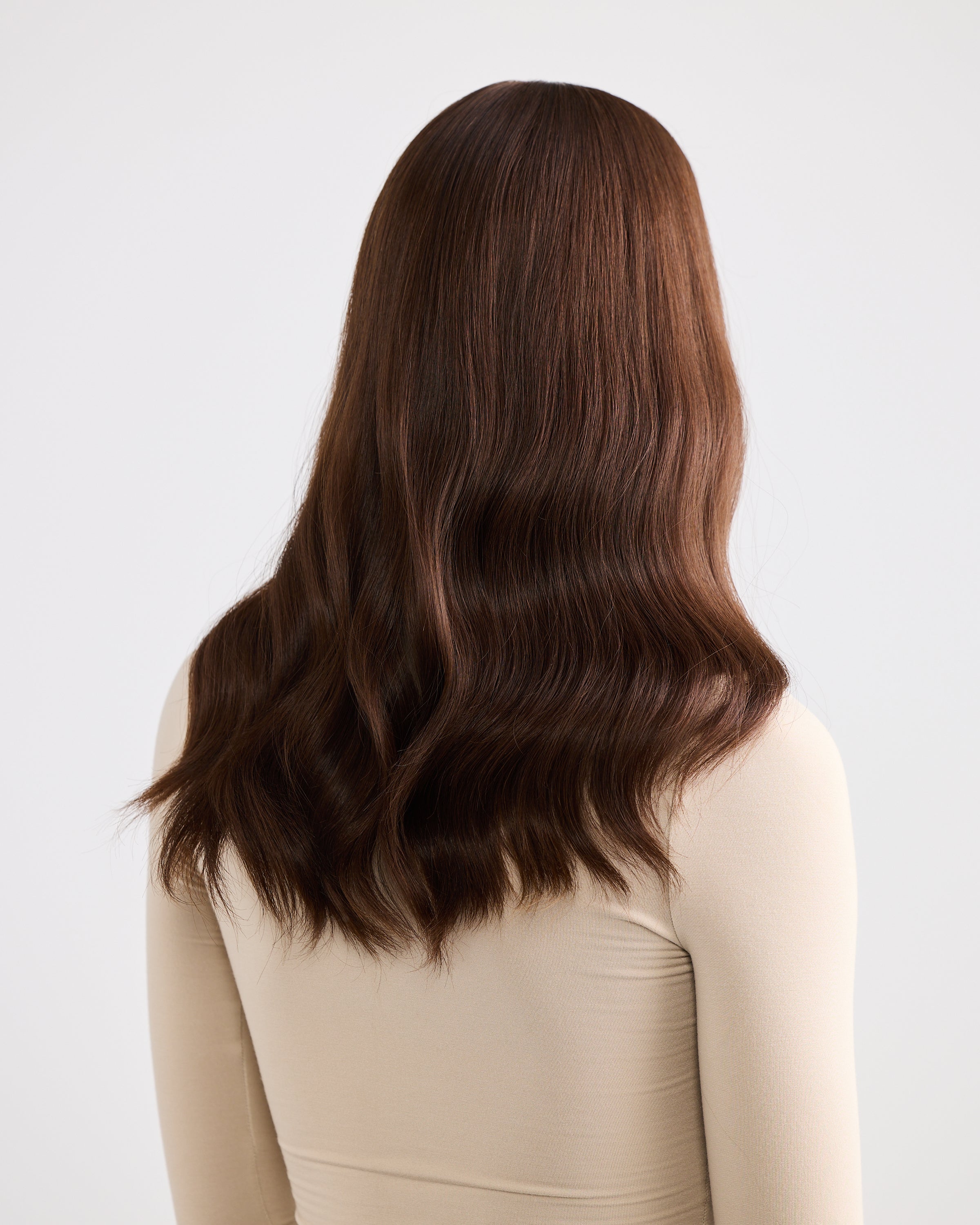 NATURAL RICH BRUNETTE // SILK TOPPER