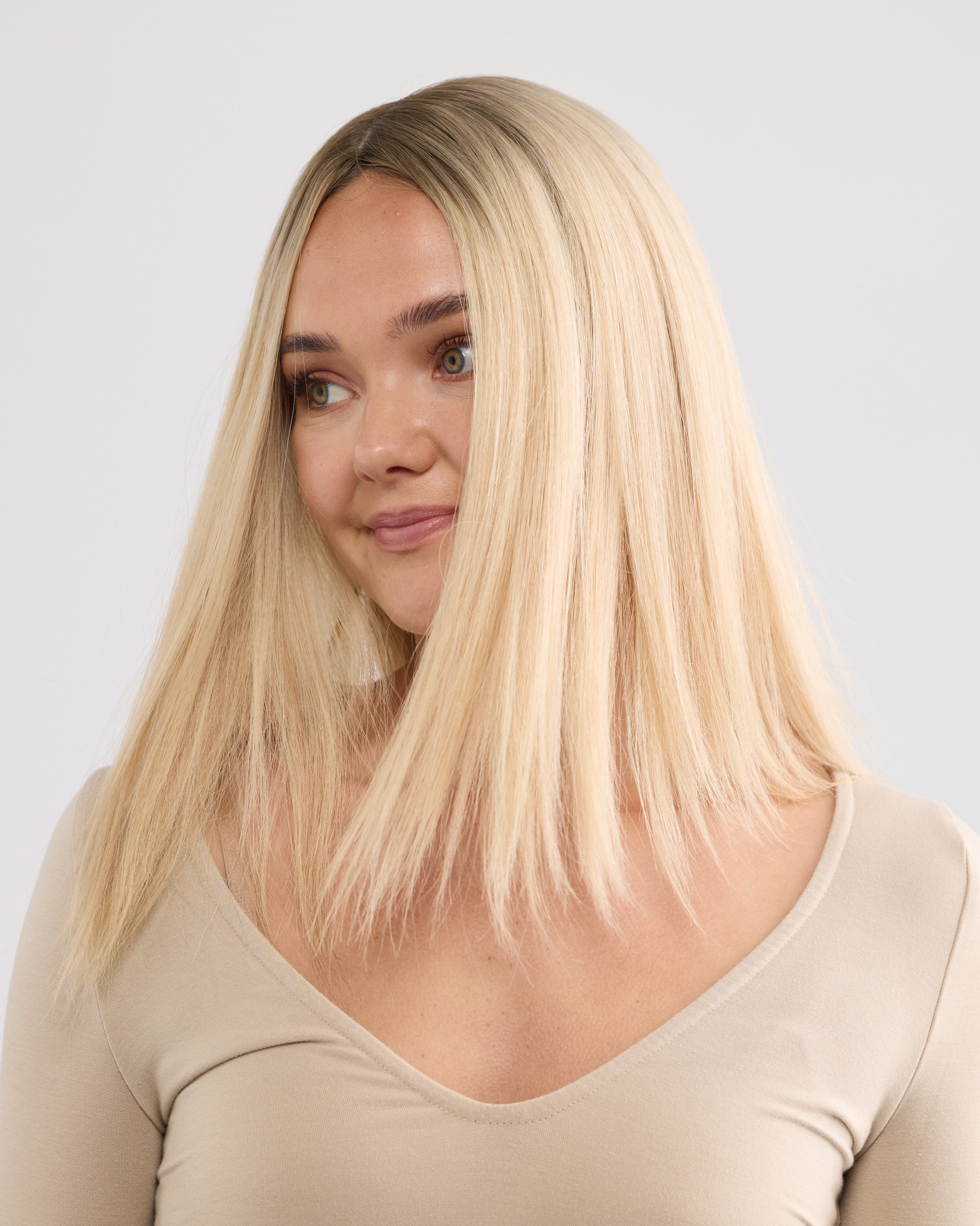 Pearl Blonde // Silk Topper