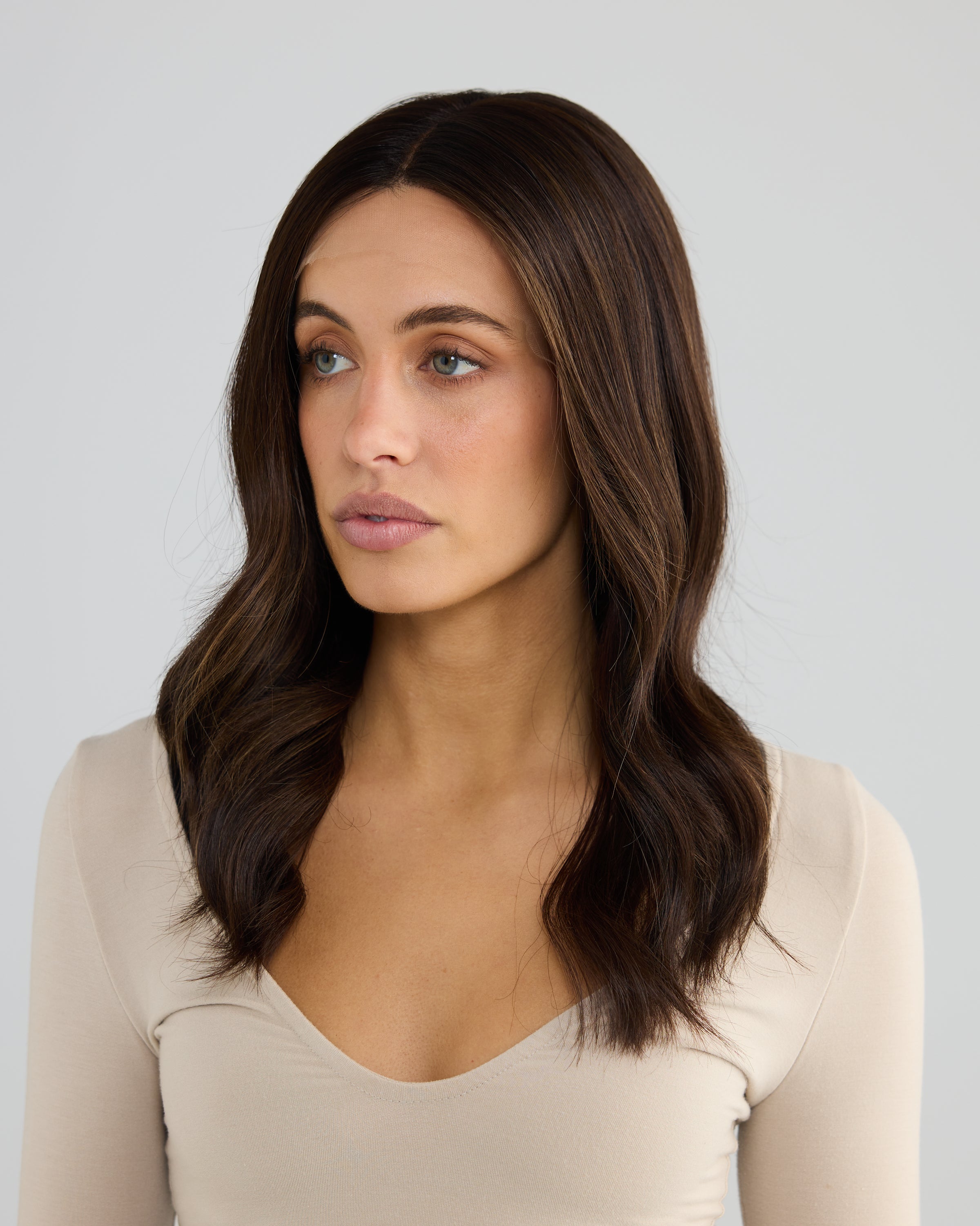 Teddy Brunette Lace Wig - Small / 18 inch // Exclusive