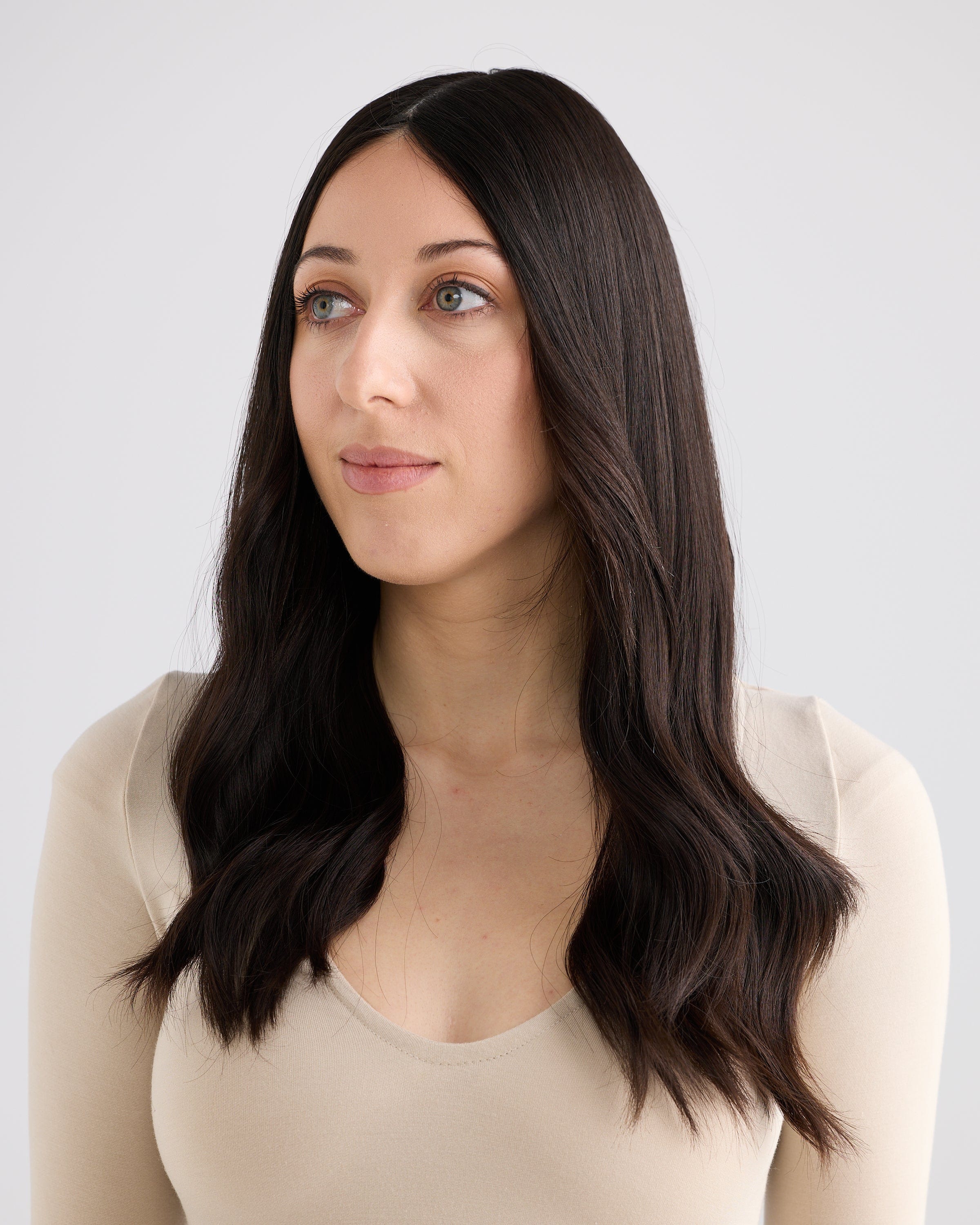 NATURAL BLACK // SILK TOPPER