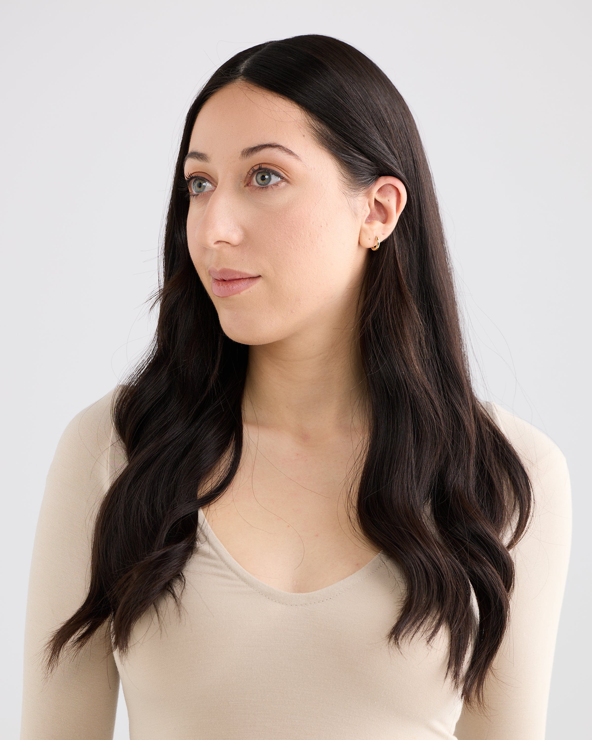 NATURAL BLACK // SILK TOPPER