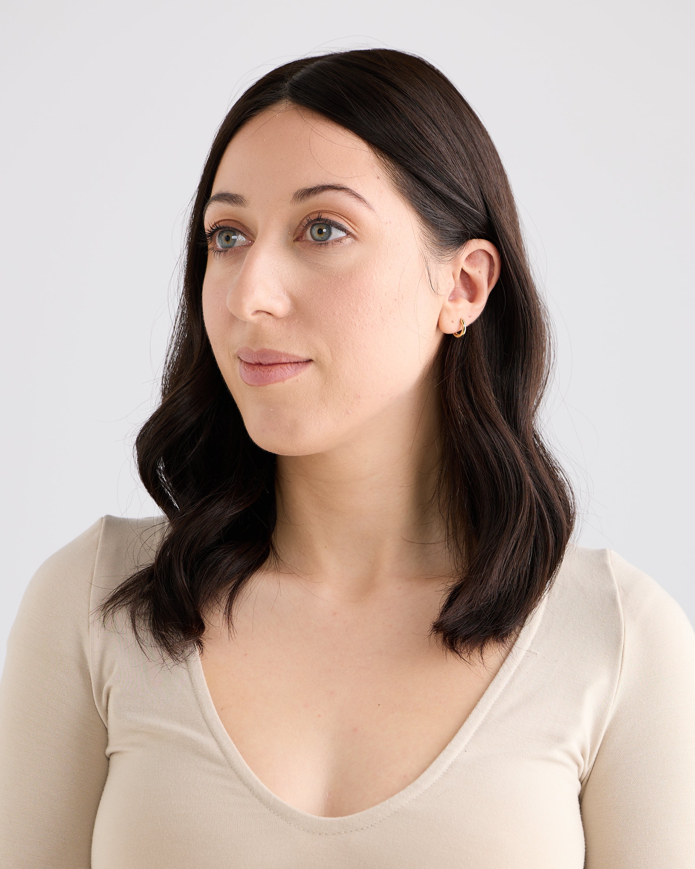 NATURAL DARKEST BRUNETTE // SILK TOPPER // 16 INCHES