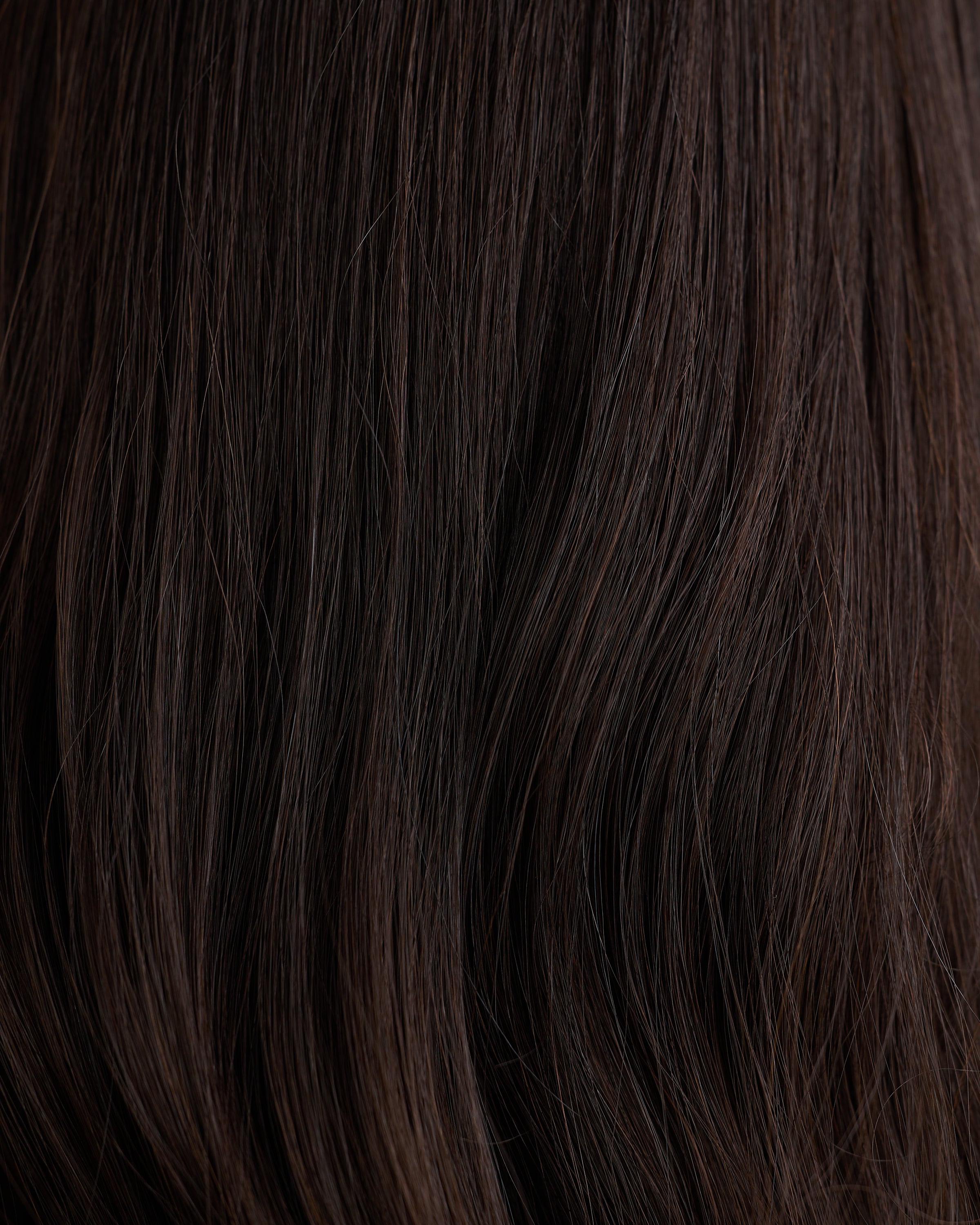 NATURAL DARKEST BRUNETTE // SILK TOPPER // 16 INCHES