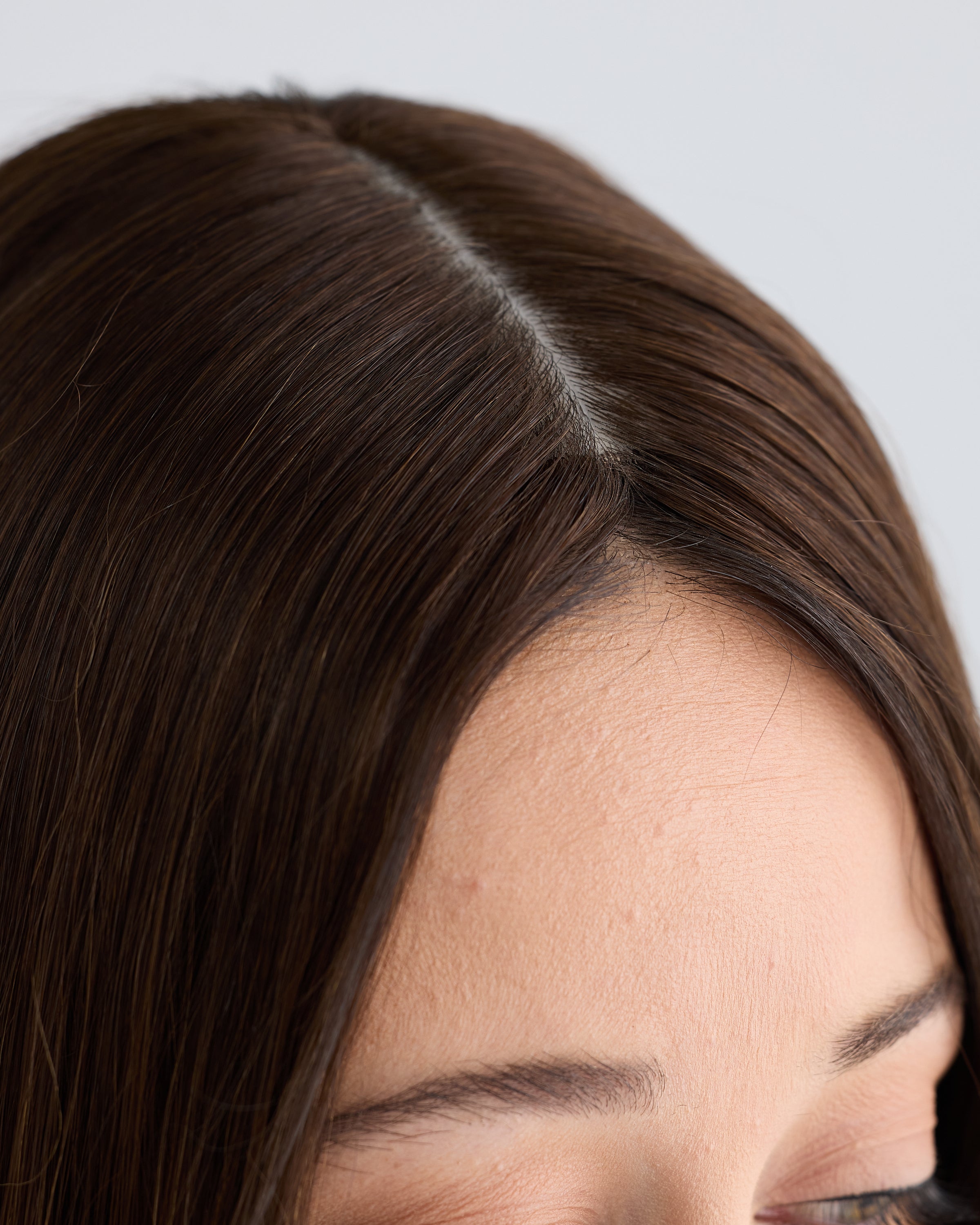 NATURAL DEEP BRUNETTE // SILK TOPPER // 24 INCHES