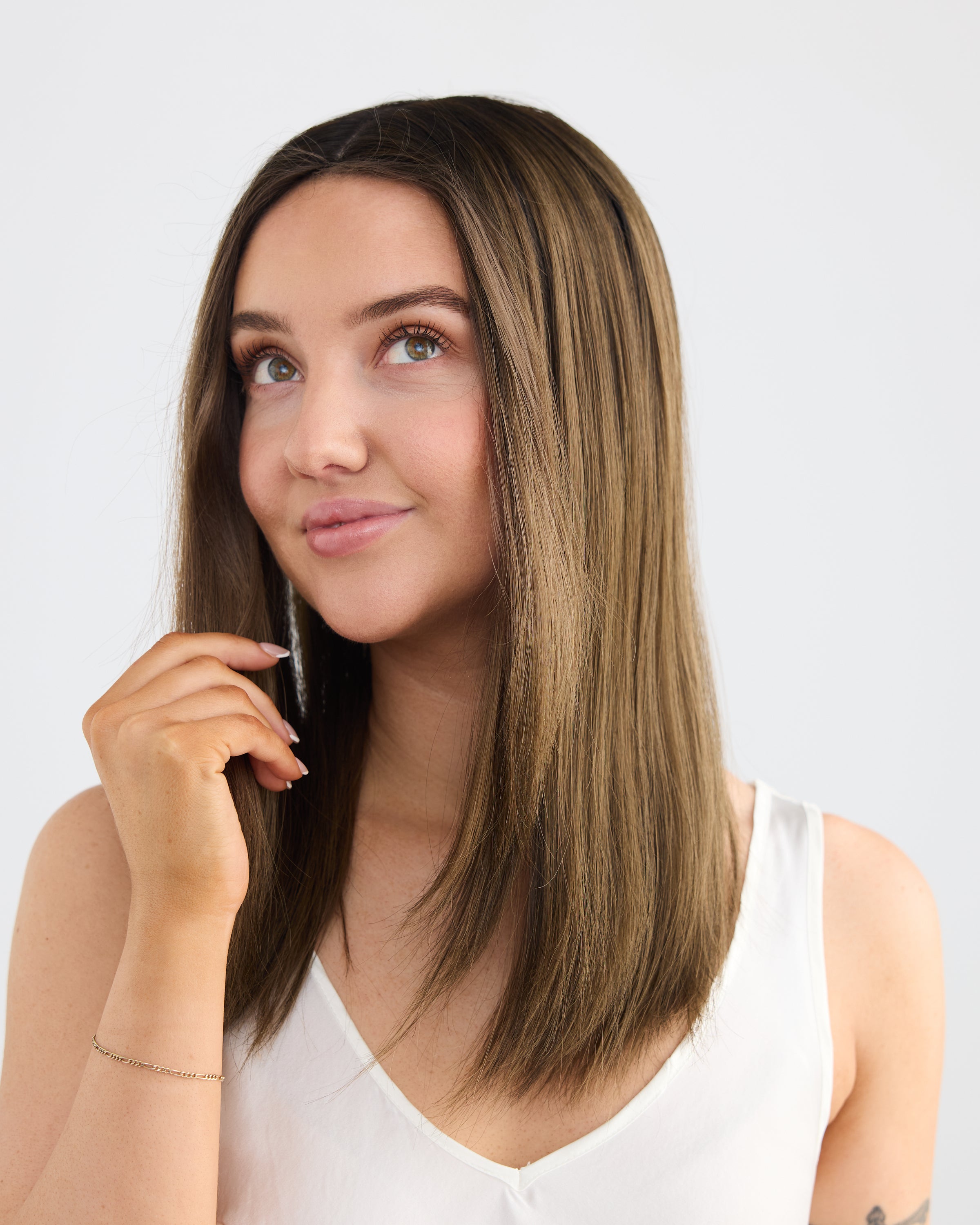 Truffle Brunette // Lusta Silk Topper