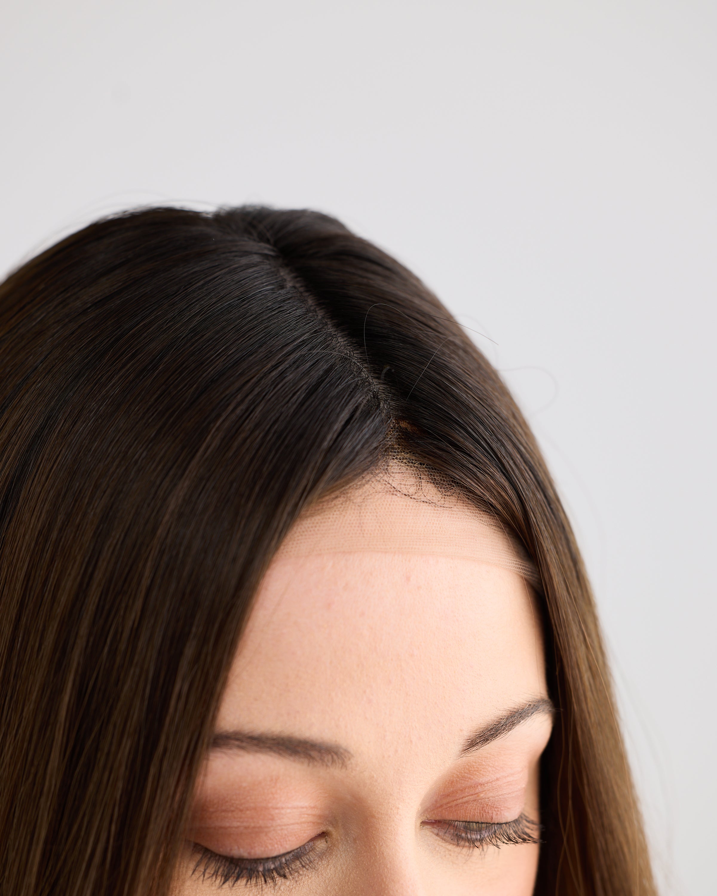 DARK MOCHA BALAYAGE // GAME CHANGER WIG // 22 INCHES // M CAP