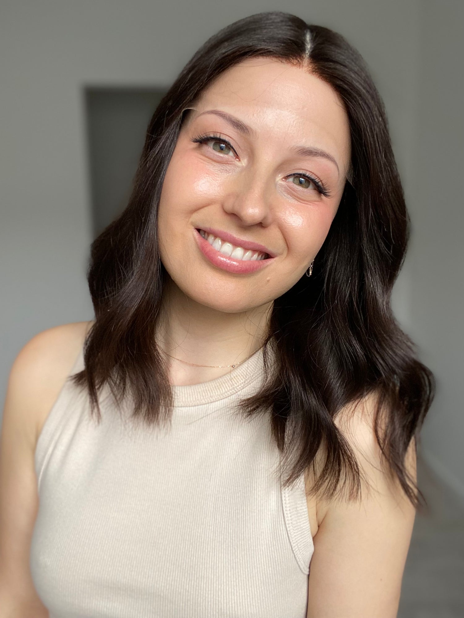 Natural Darkest Brunette // Game Changer Wig // 16 Inches // S Cap