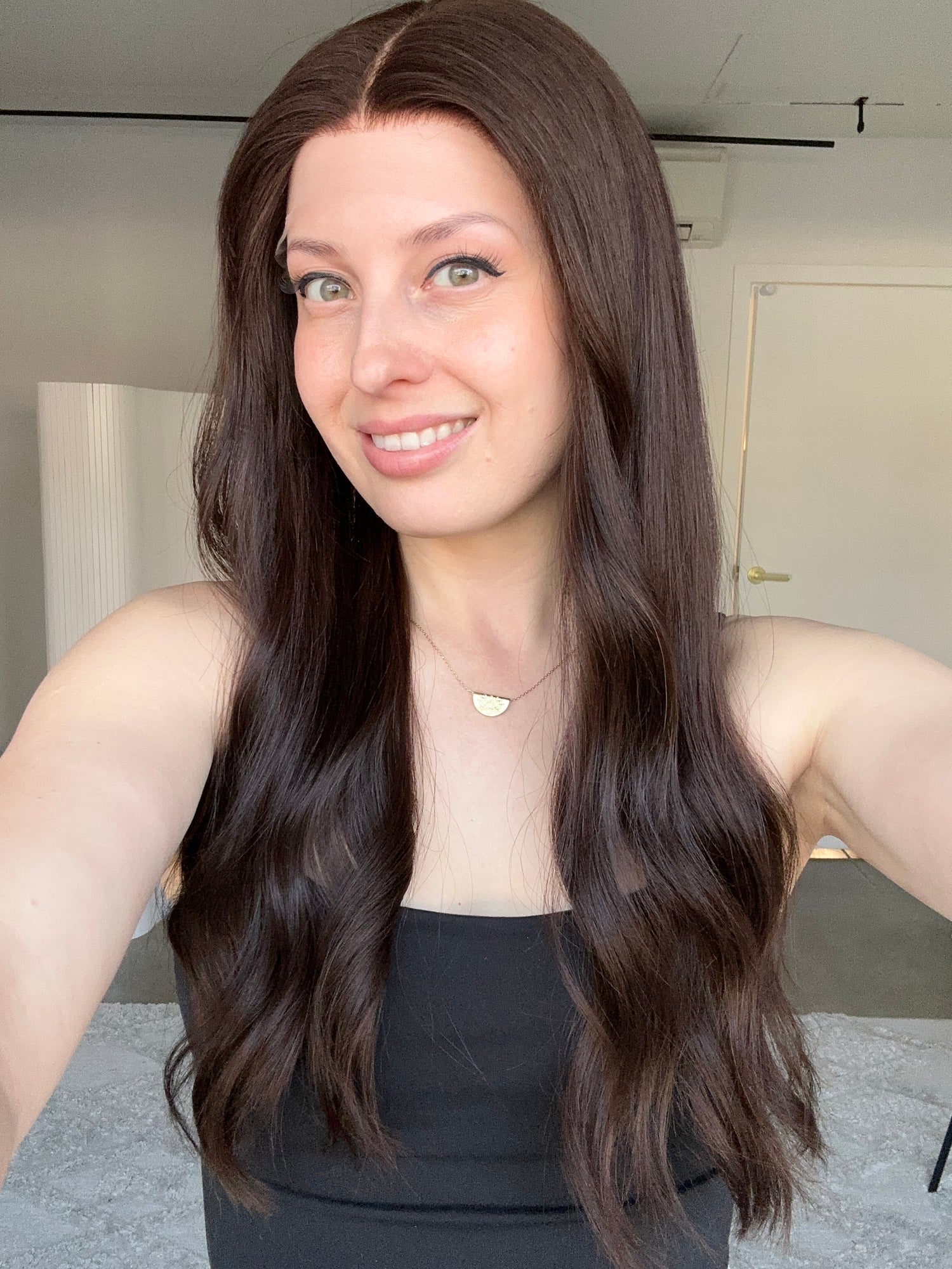 Natural Darkest Brunette // Luxe Wig // 24 Inches // M Cap