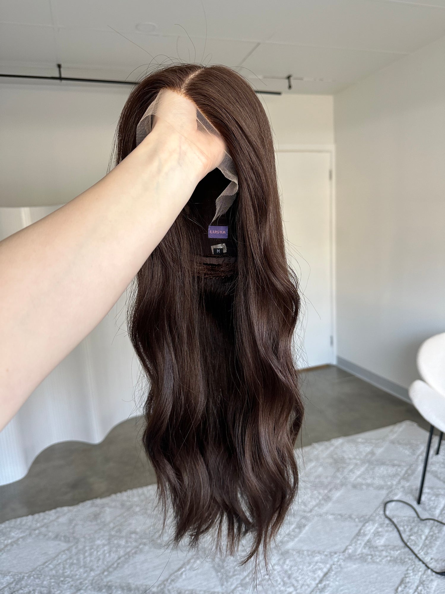 Natural Darkest Brunette // Luxe Wig // 22 Inches // M Cap