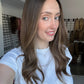 Dimensional Dark Brunette Game Changer Wig // XS-S Cap // 20 Inches