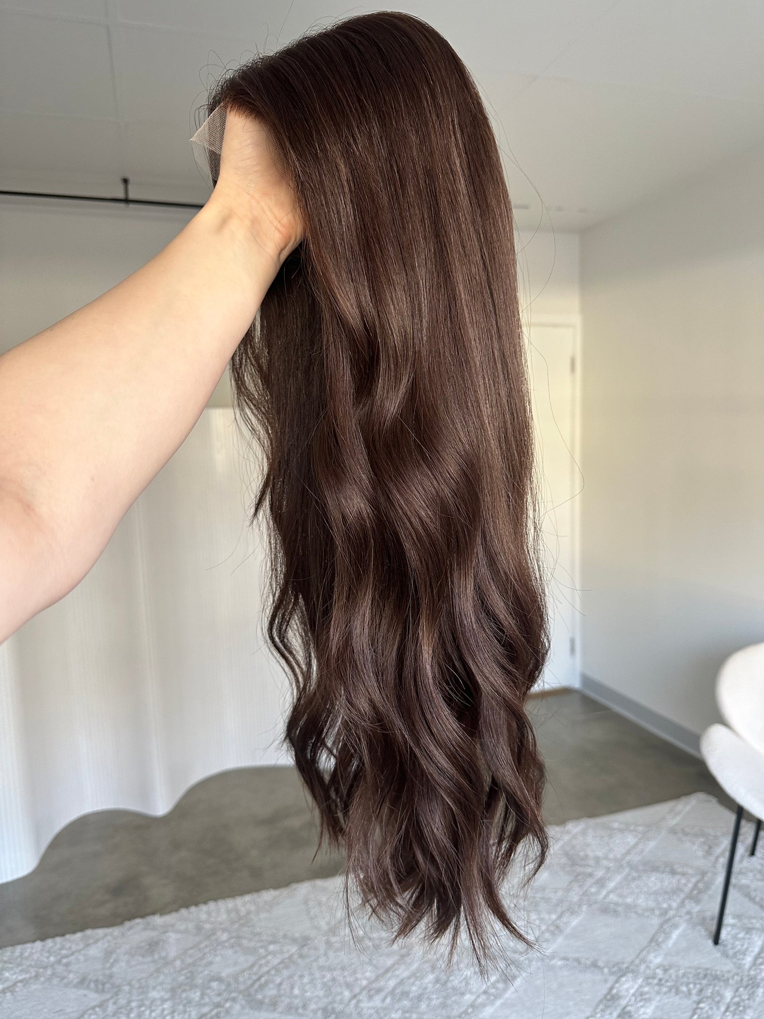 Natural Darkest Brunette // Luxe Wig // 24 Inches // M Cap