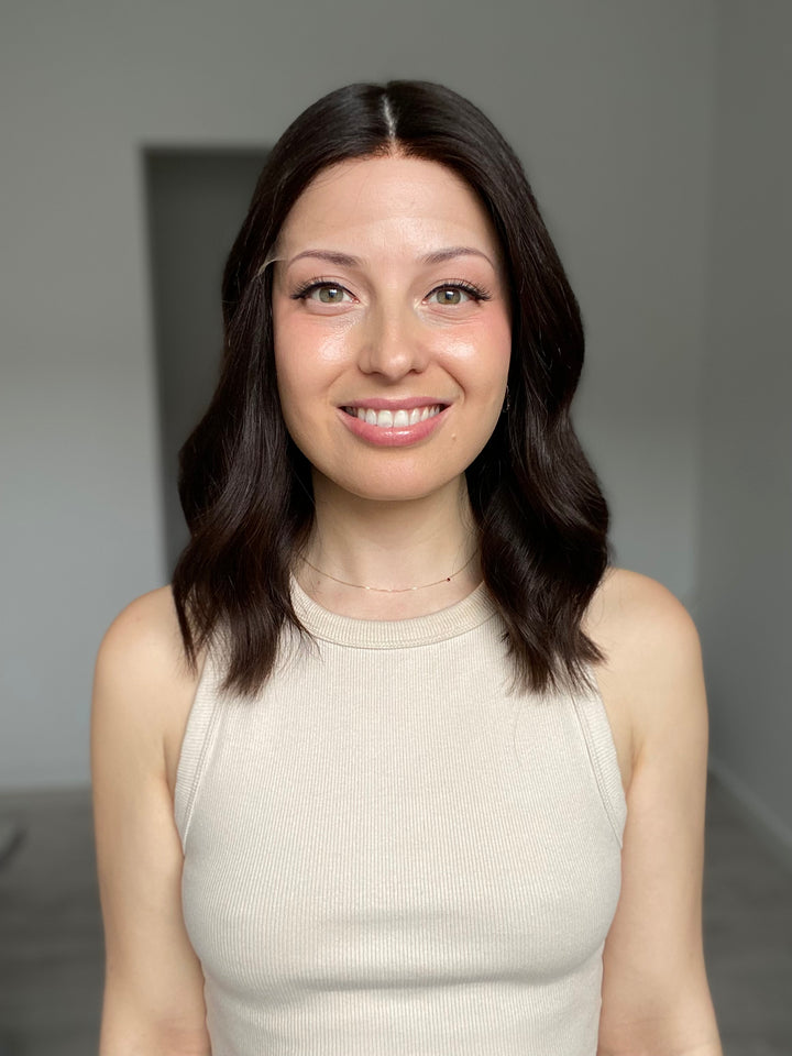 Natural Darkest Brunette // Game Changer Wig // 16 Inches // S Cap