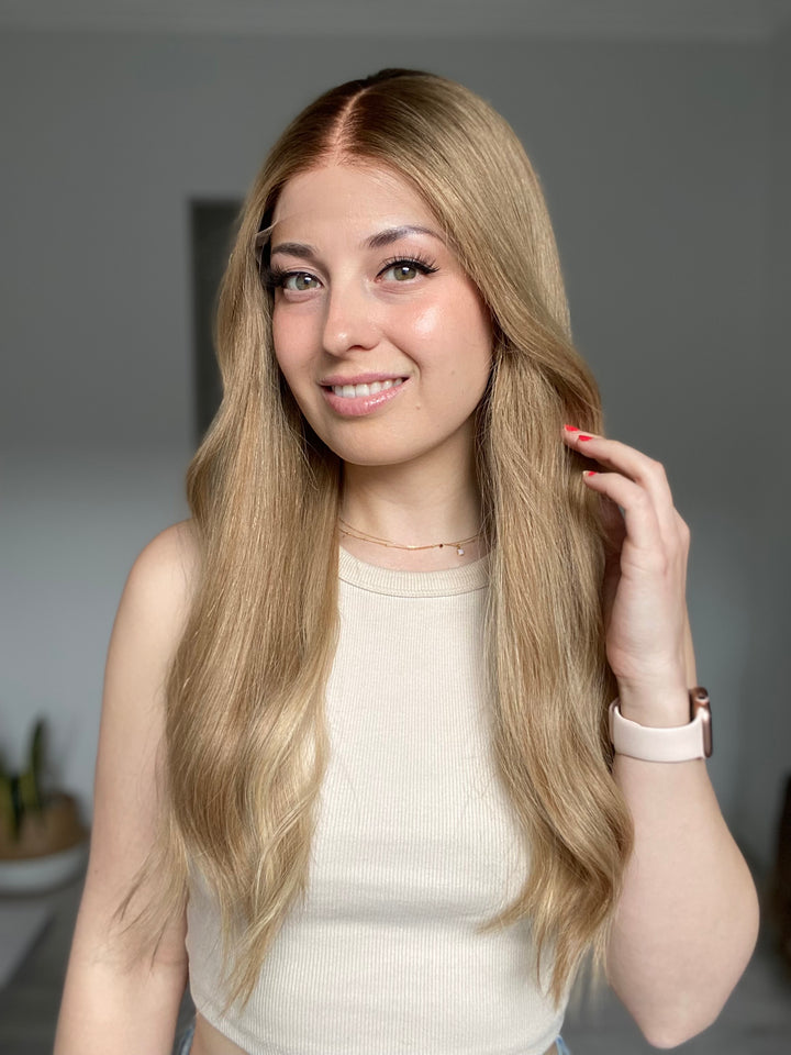 Light Rooted Blonde // Luxe Wig // 24 Inches // M Cap