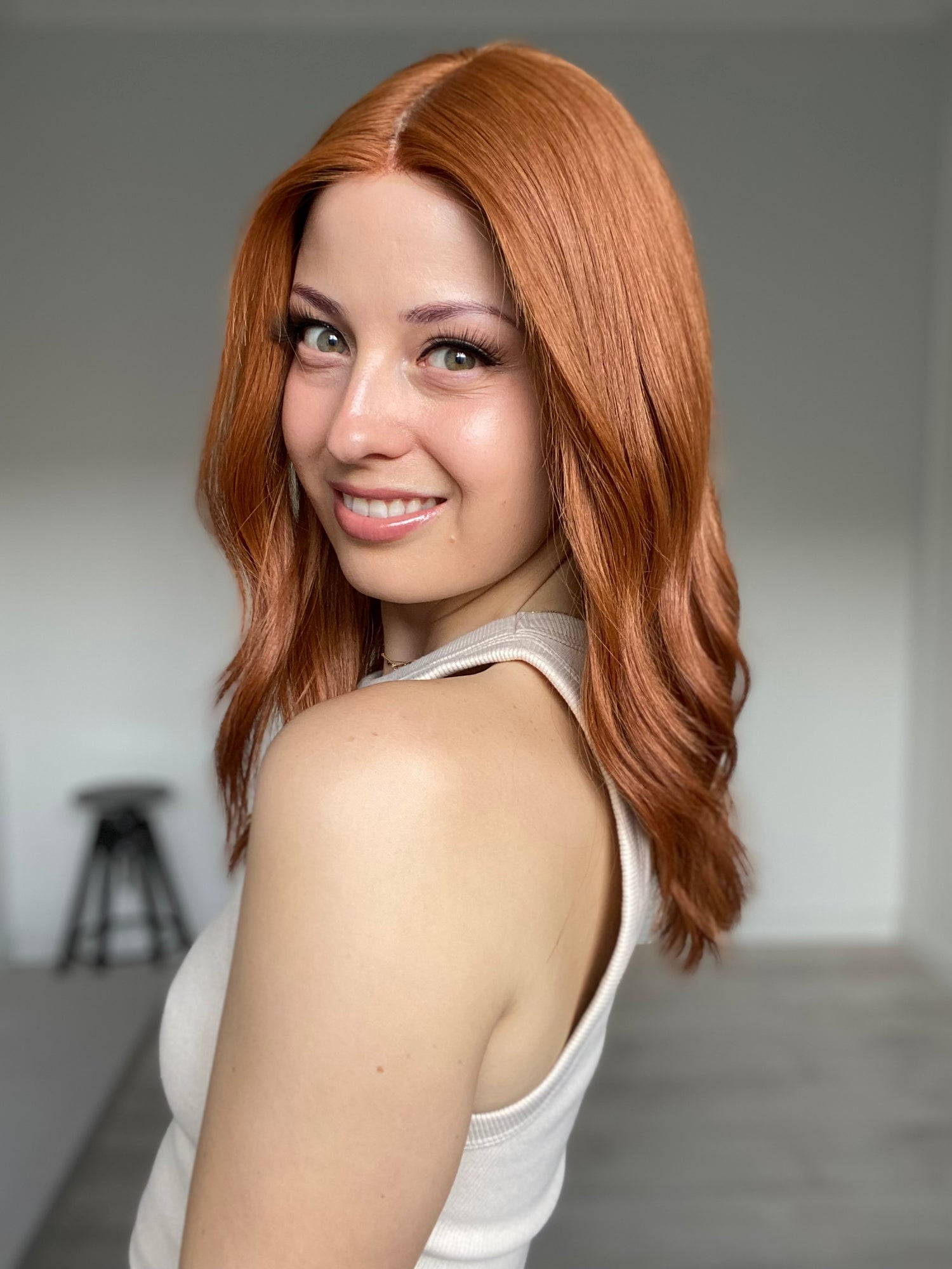 Copper Auburn // Game Changer Wig // 20 Inches // XS Cap