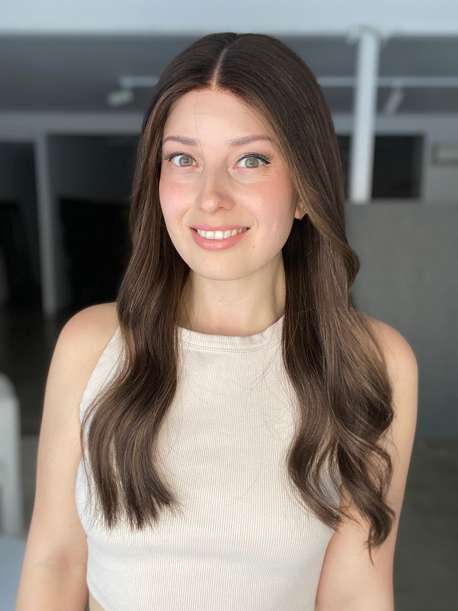 Brunette Balayage // Luxe Wig // 22 Inches // M Cap