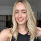 Warm Rooted Blonde // 7x7 // 16" // Topper