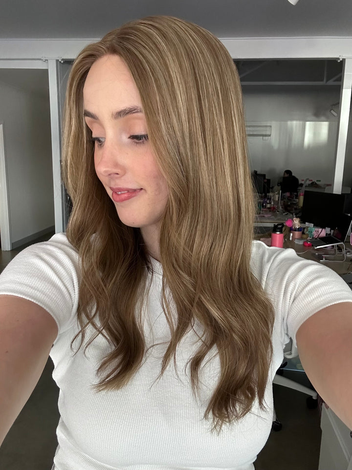 Dimensional Dark Blonde Game Changer Wig // S Cap // 22 Inches