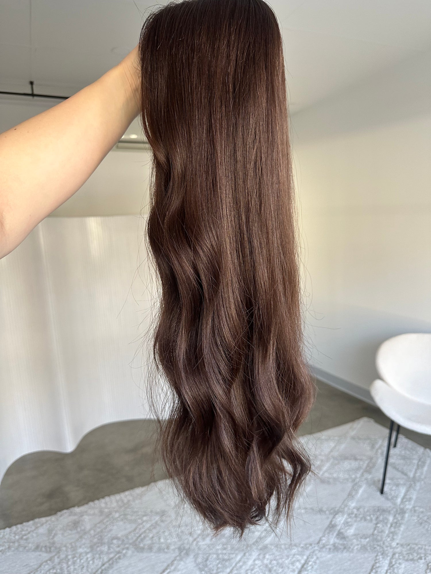 Natural Darkest Brunette // Luxe Wig // 24 Inches // M Cap