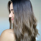 Dark Rooted Brunette Balayage 7x7 18 Inches Topper