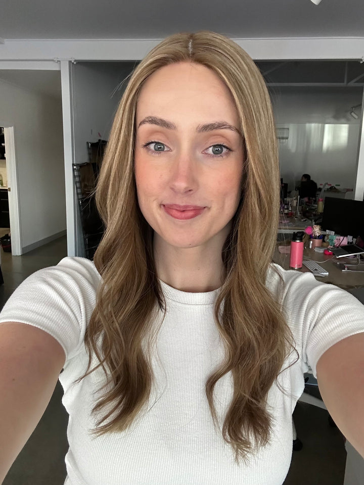 Dimensional Dark Blonde Game Changer Wig // S Cap // 22 Inches
