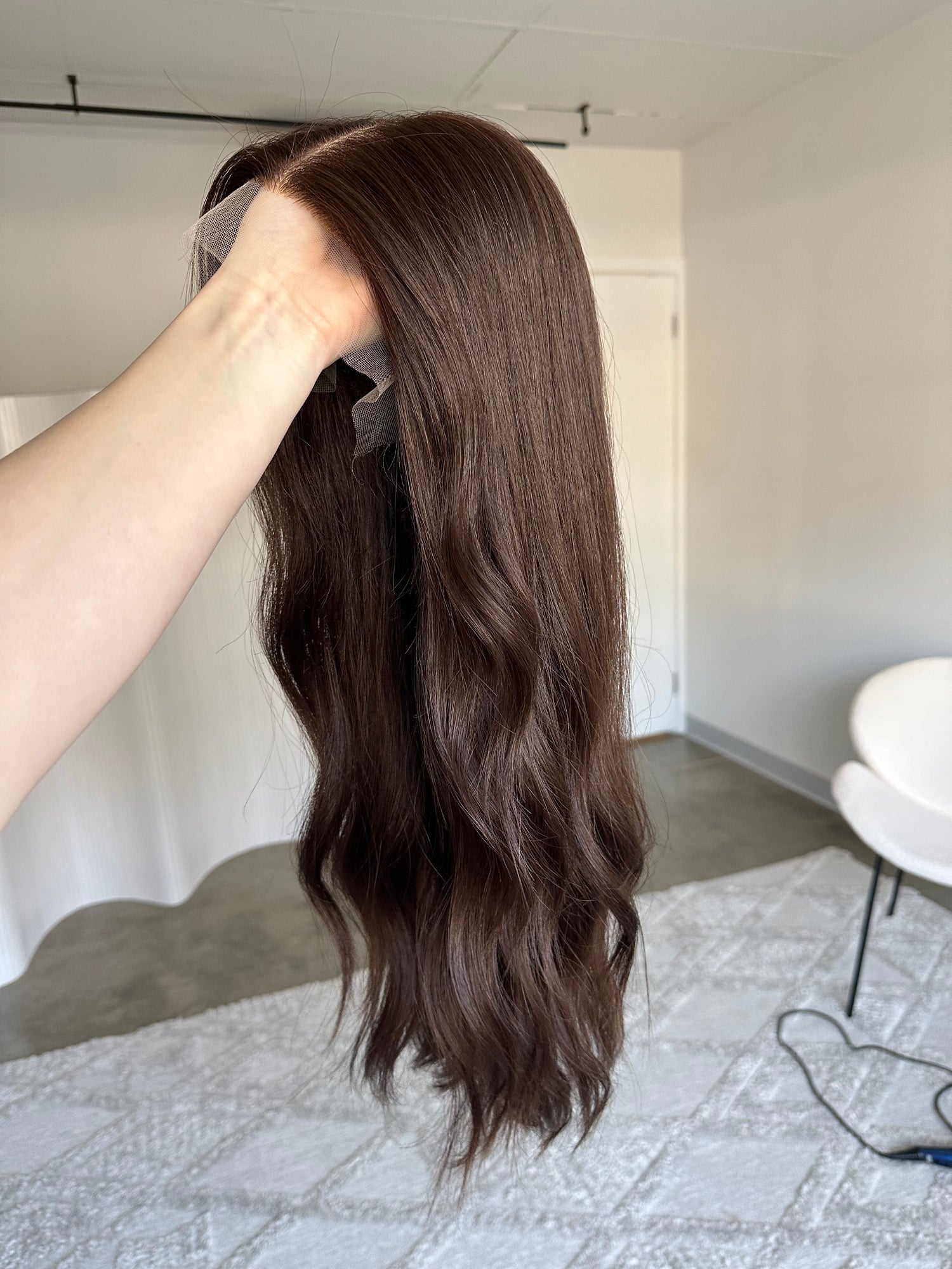 Natural Darkest Brunette // Luxe Wig // 22 Inches // M Cap