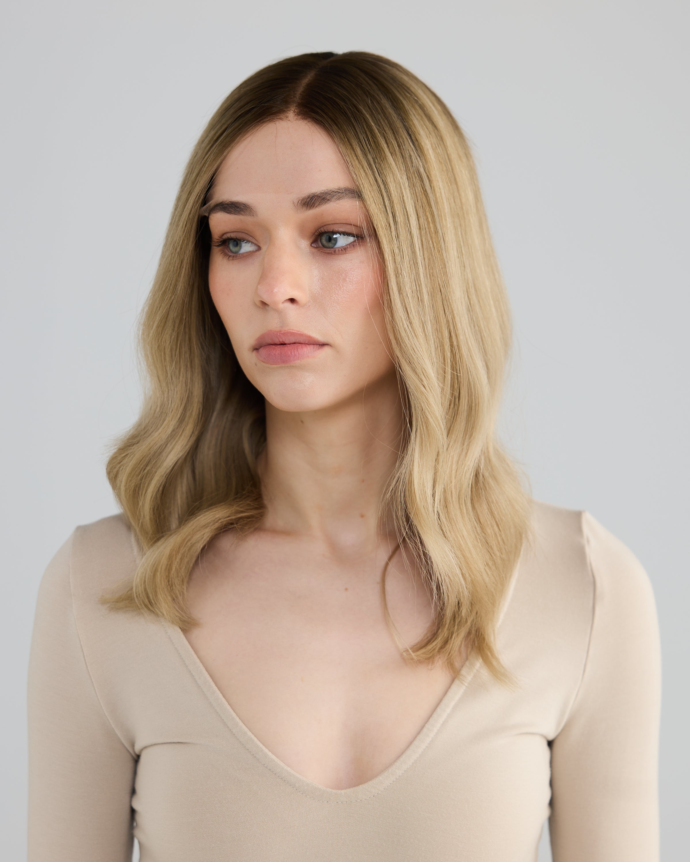 Biscotti Blonde - Extra Small / 18 inch // Exclusive Lace Wig
