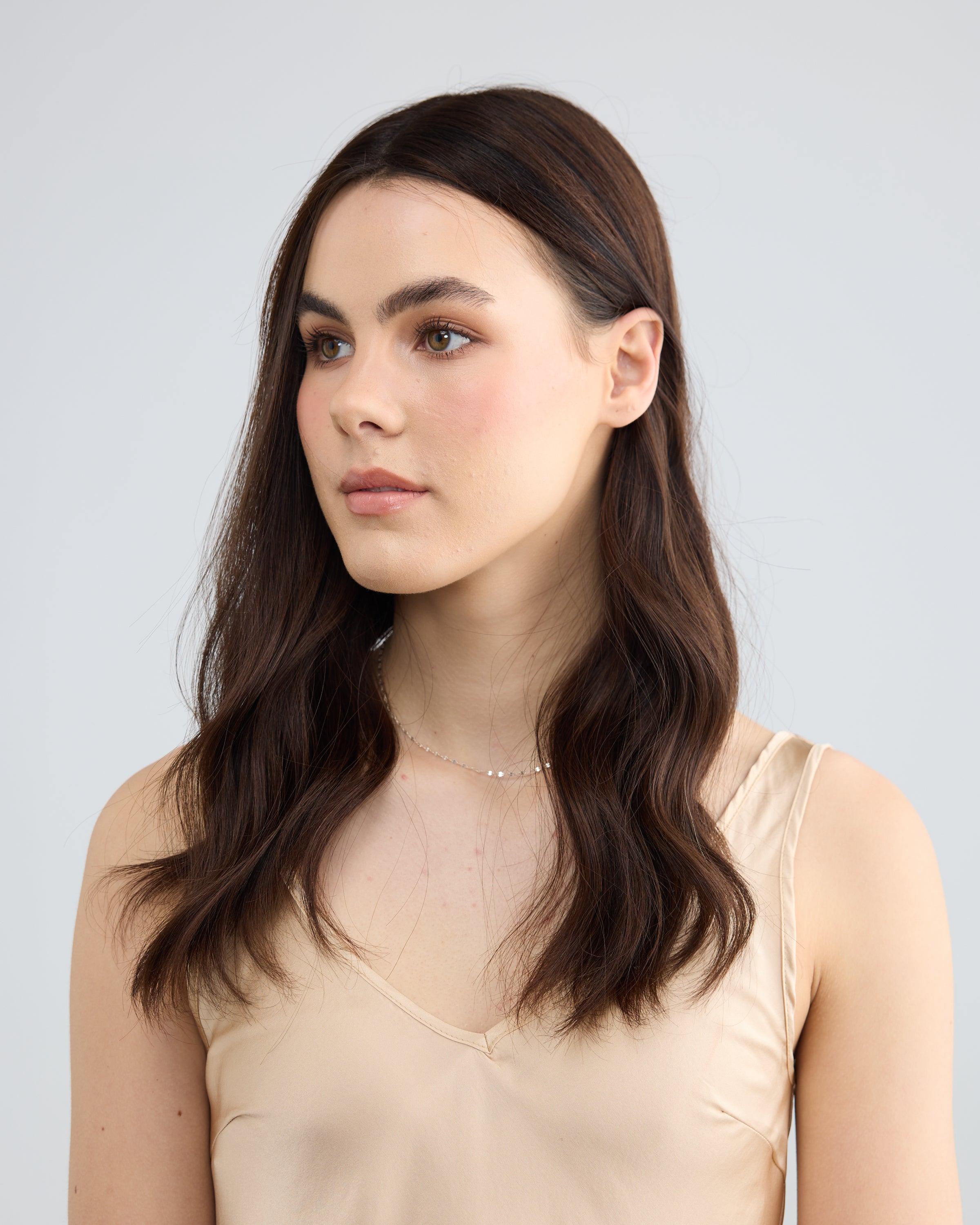 Burnt Almond // Lace Topper