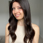 Natural Darkest Brunette // Lace Front Essentials Wig // 24 Inches // M Cap