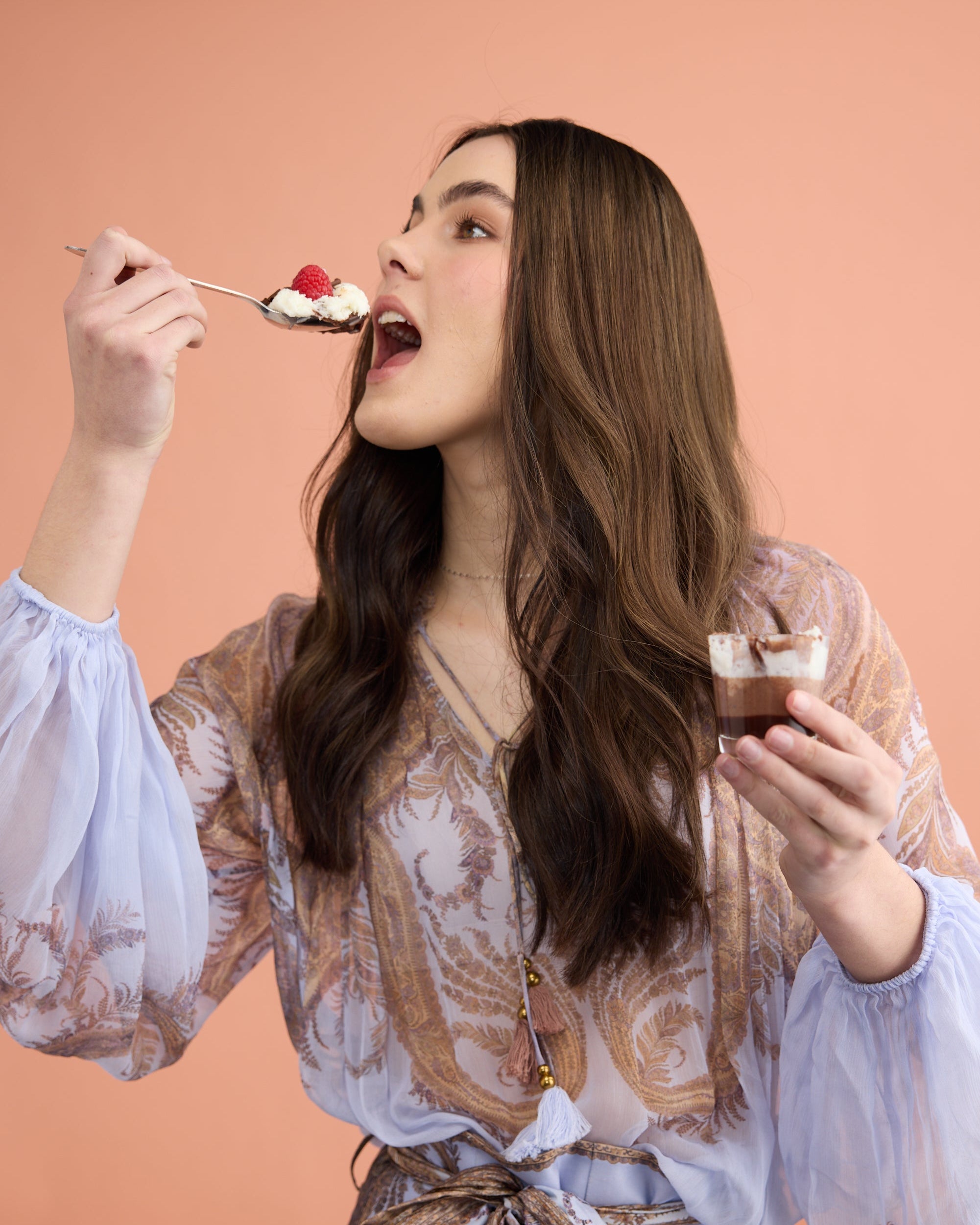 Cacao Mousse // Lace Topper